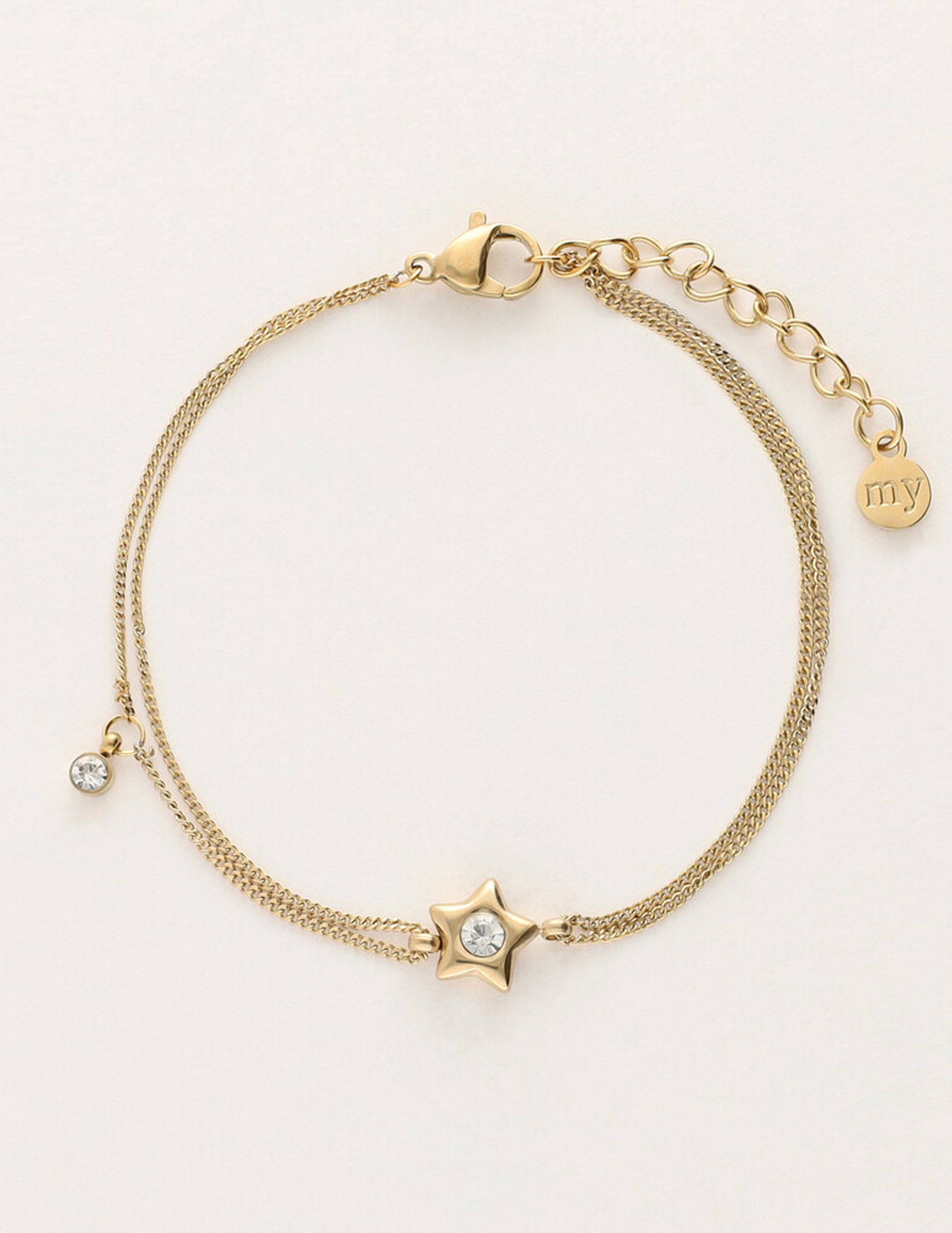 My Jewellery Armband met ster MJ12070 Goud