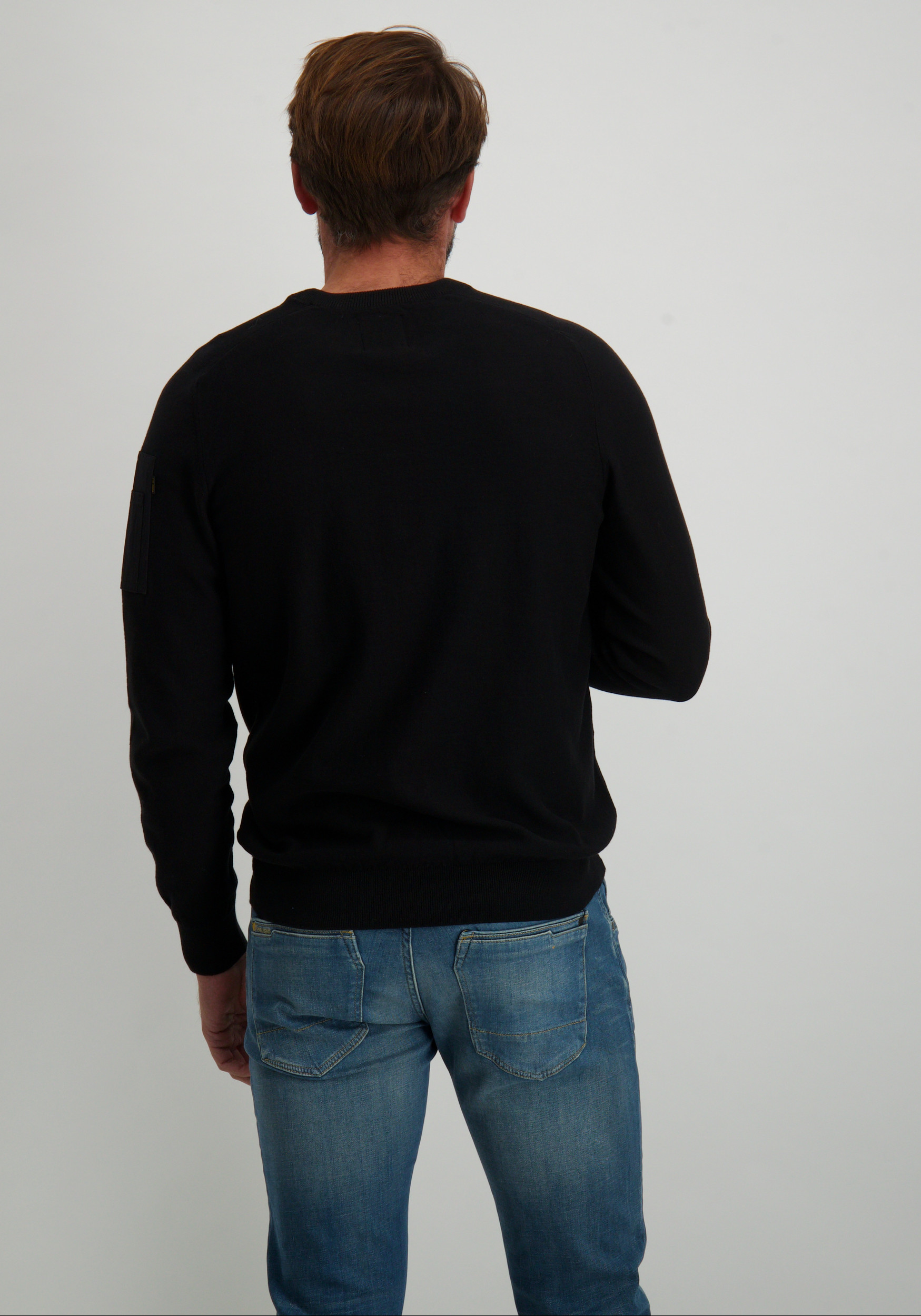 PME Legend Trui American classic buckley PKW0000331 Zwart