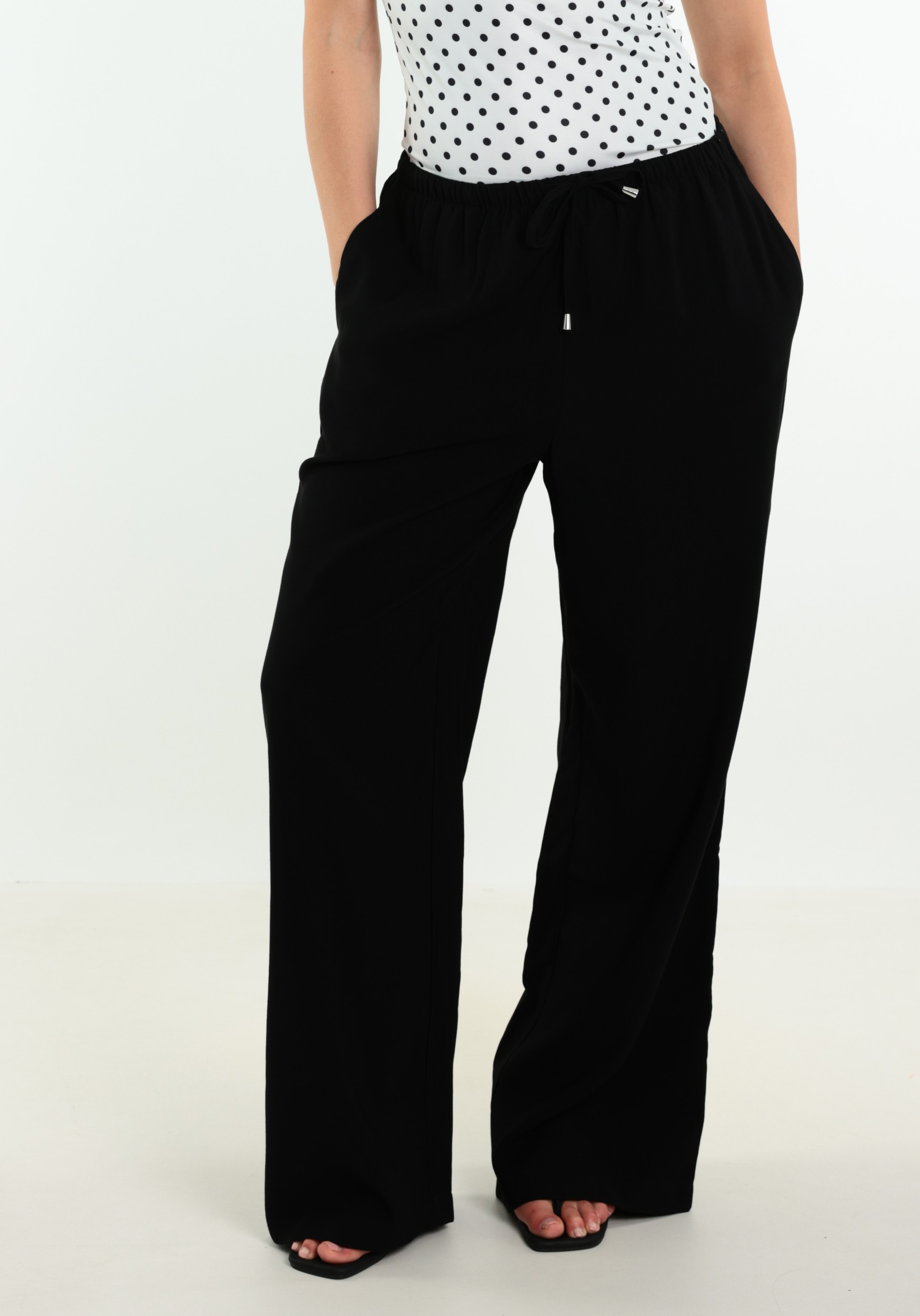 VERO MODA Broek Katie 10350532 Zwart