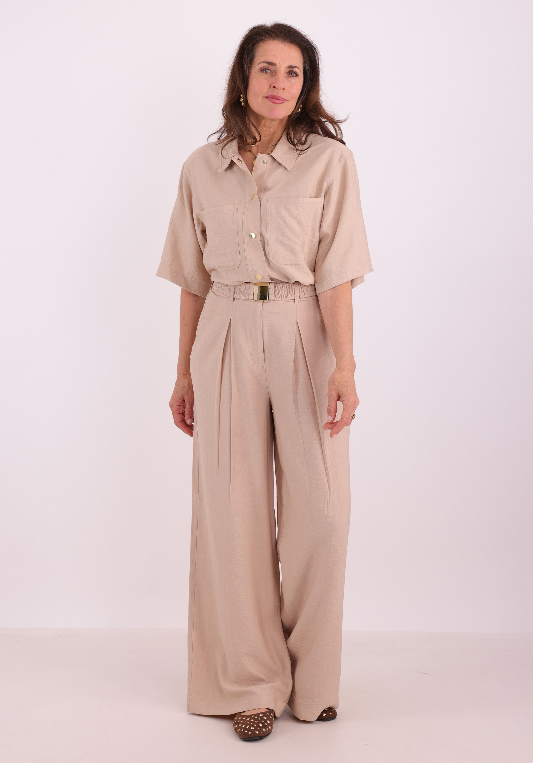 Aaiko BV Blouse VANESSA RAY 560 Zand