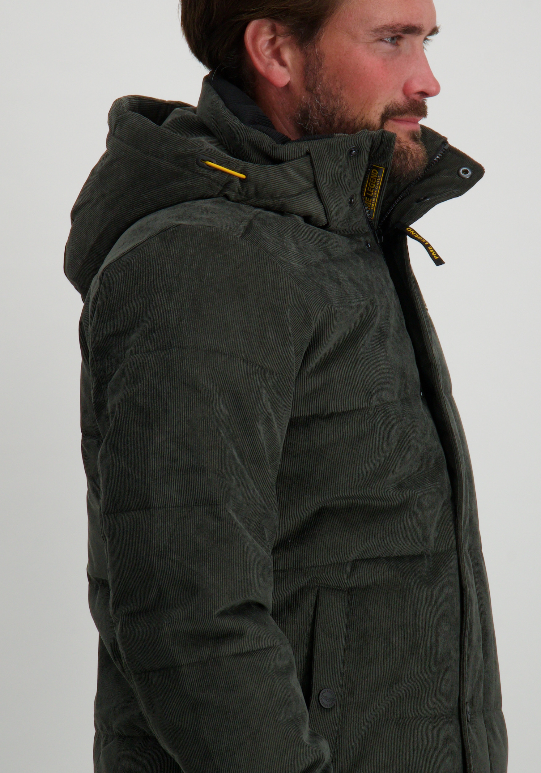 PME Legend Winterjas Gobbler PJA2408144 Donker Grijs