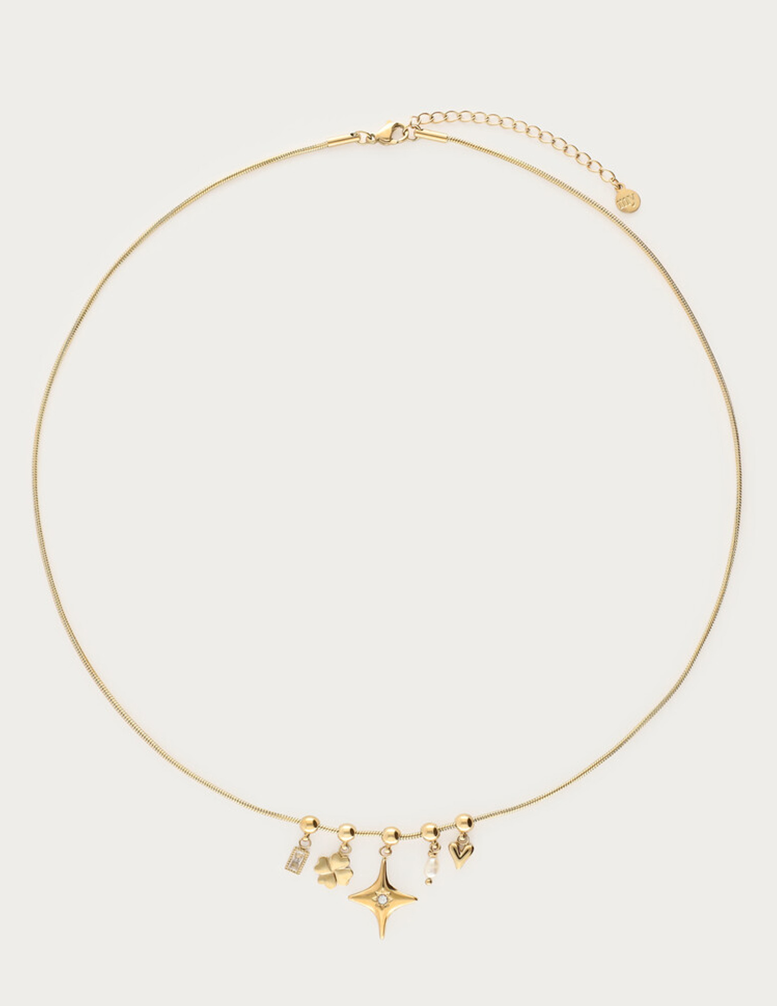 My Jewellery Mystic bedel ketting met Poolster MJ14196 Goud