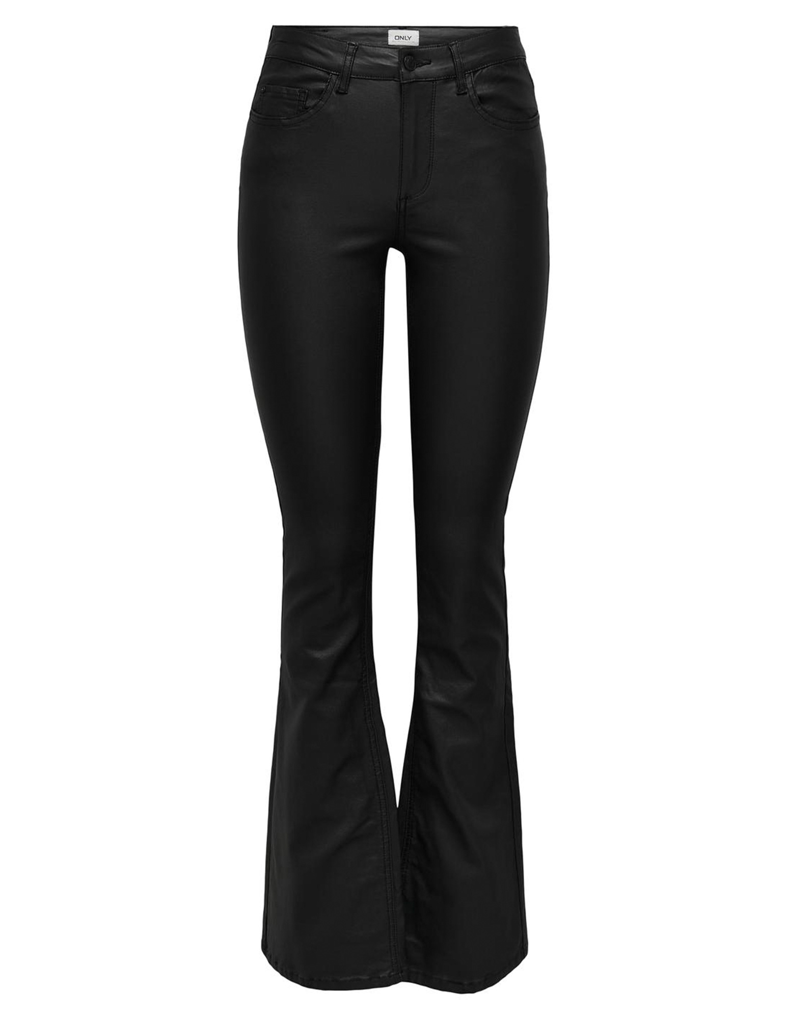 Only Flared broek Blush coated 15310473 Zwart