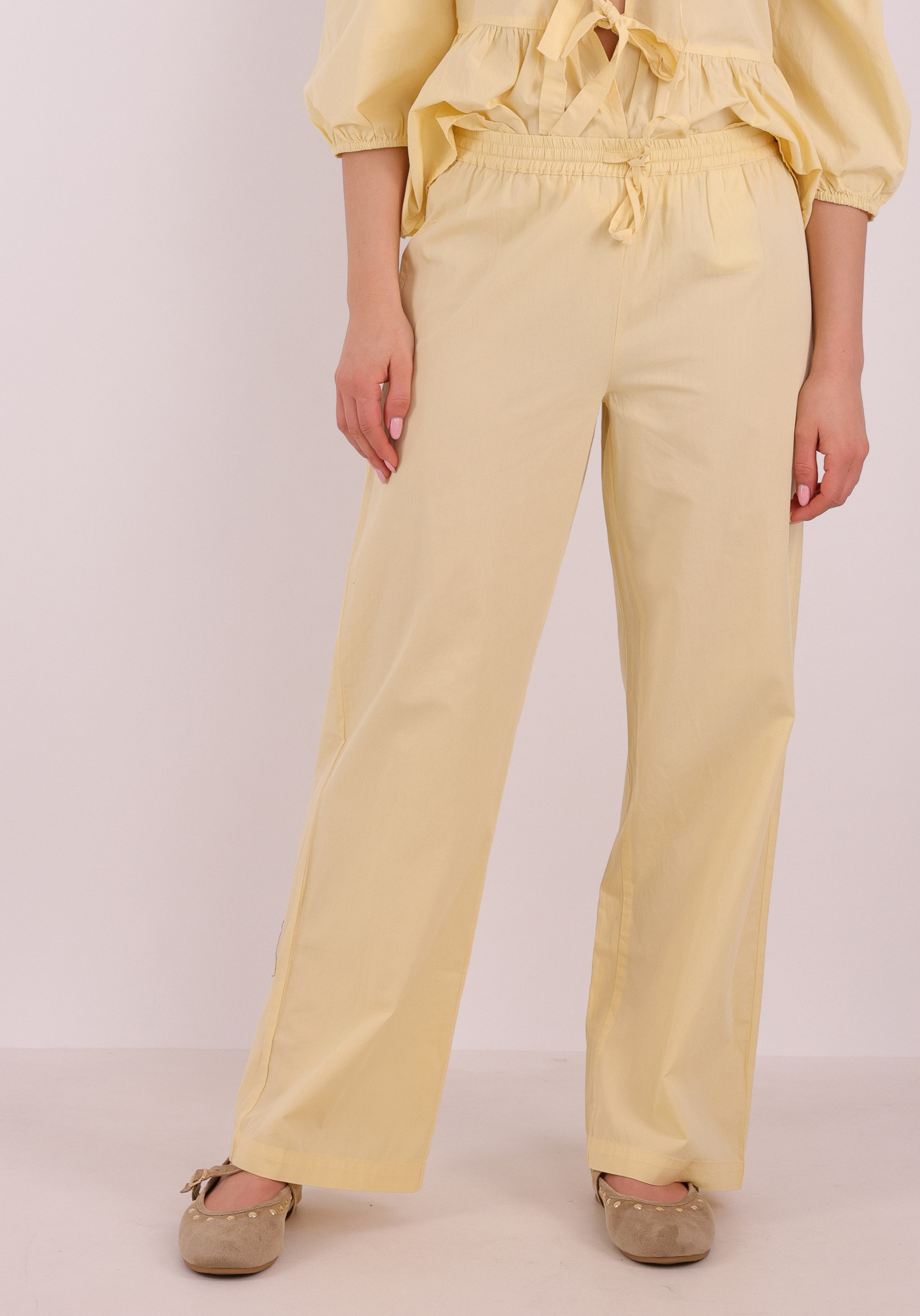 Only Broek Ranina 15365217 Licht geel