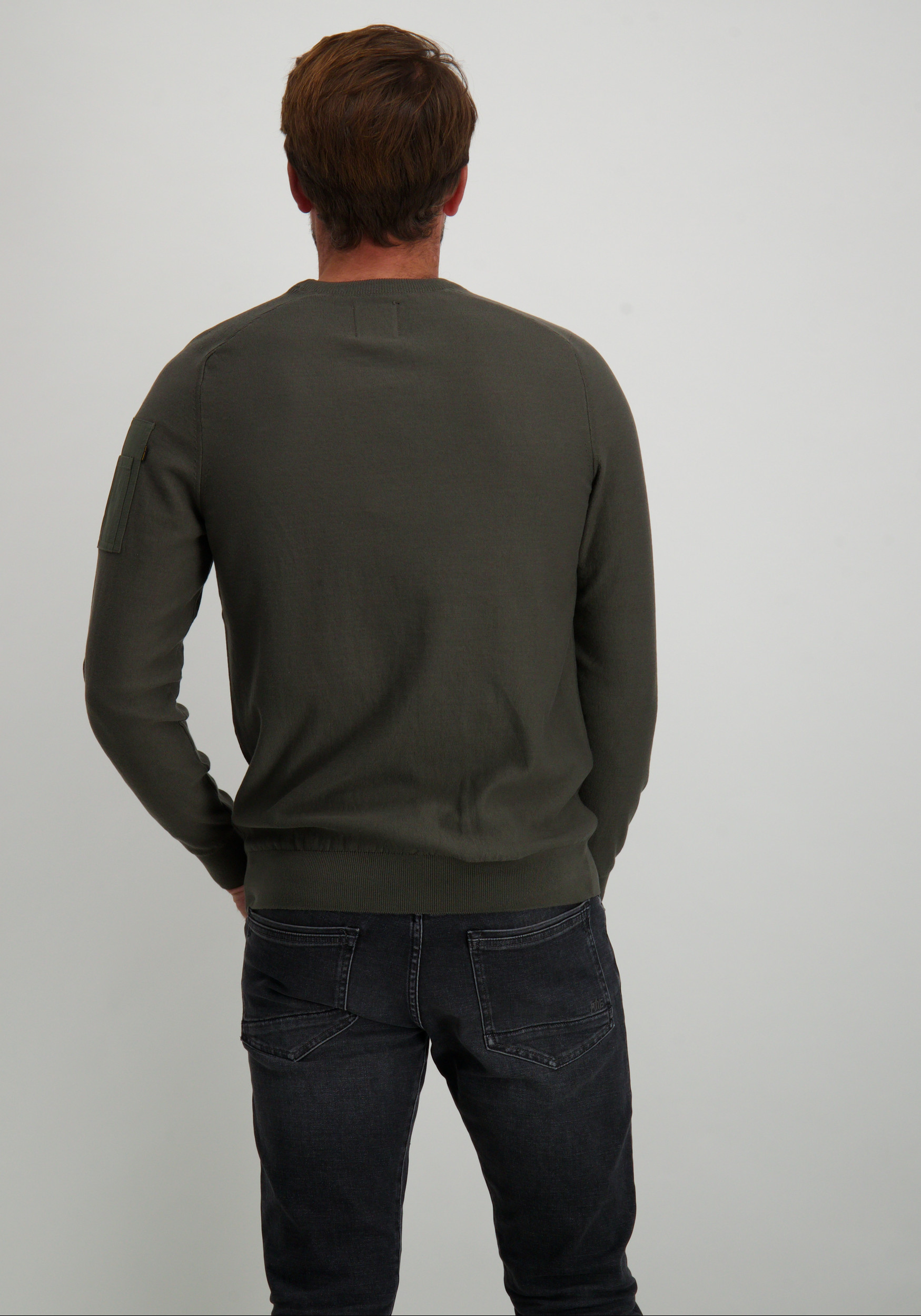 PME Legend Trui American classic buckley PKW0000331 Leger Groen