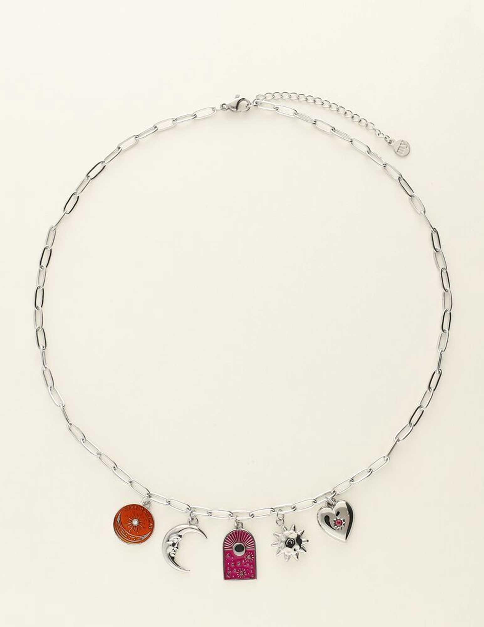 My Jewellery Mystic ketting met bedels MJ09419 Zilver