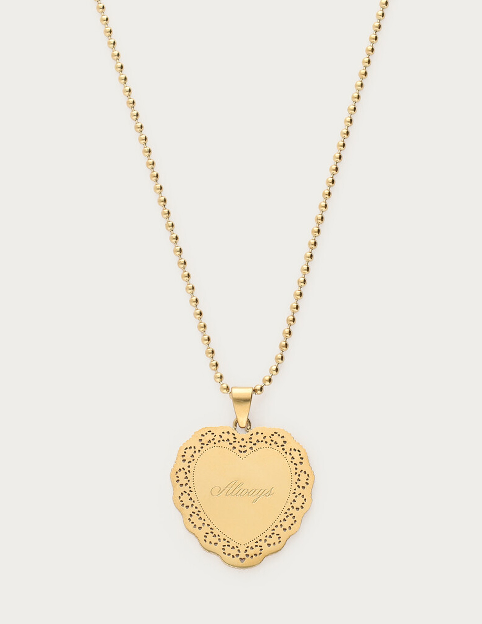 My Jewellery Love ketting met hartje "Always" MJ15278 Goud