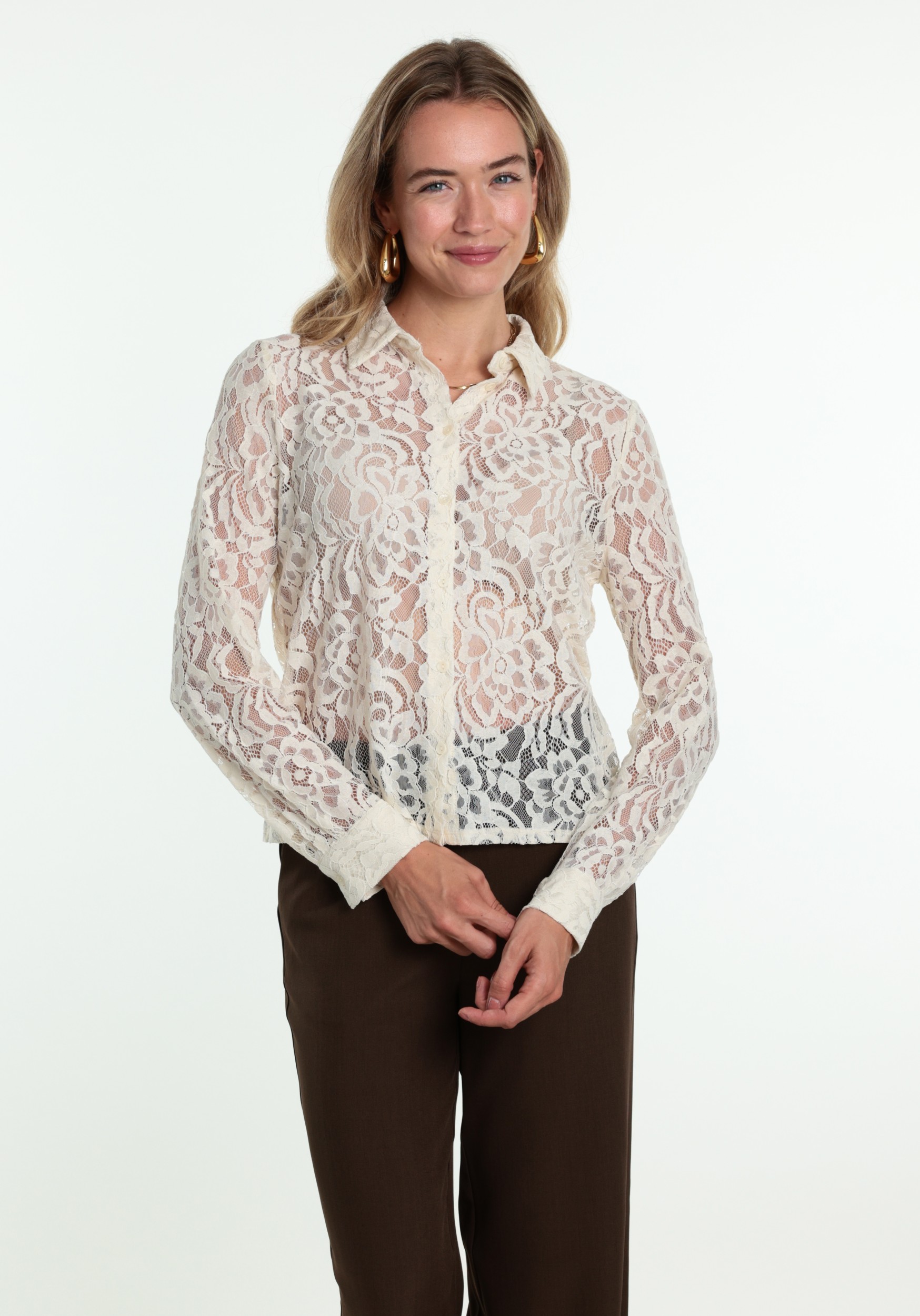 ONLY Blouse Birun 15380416 Ecru