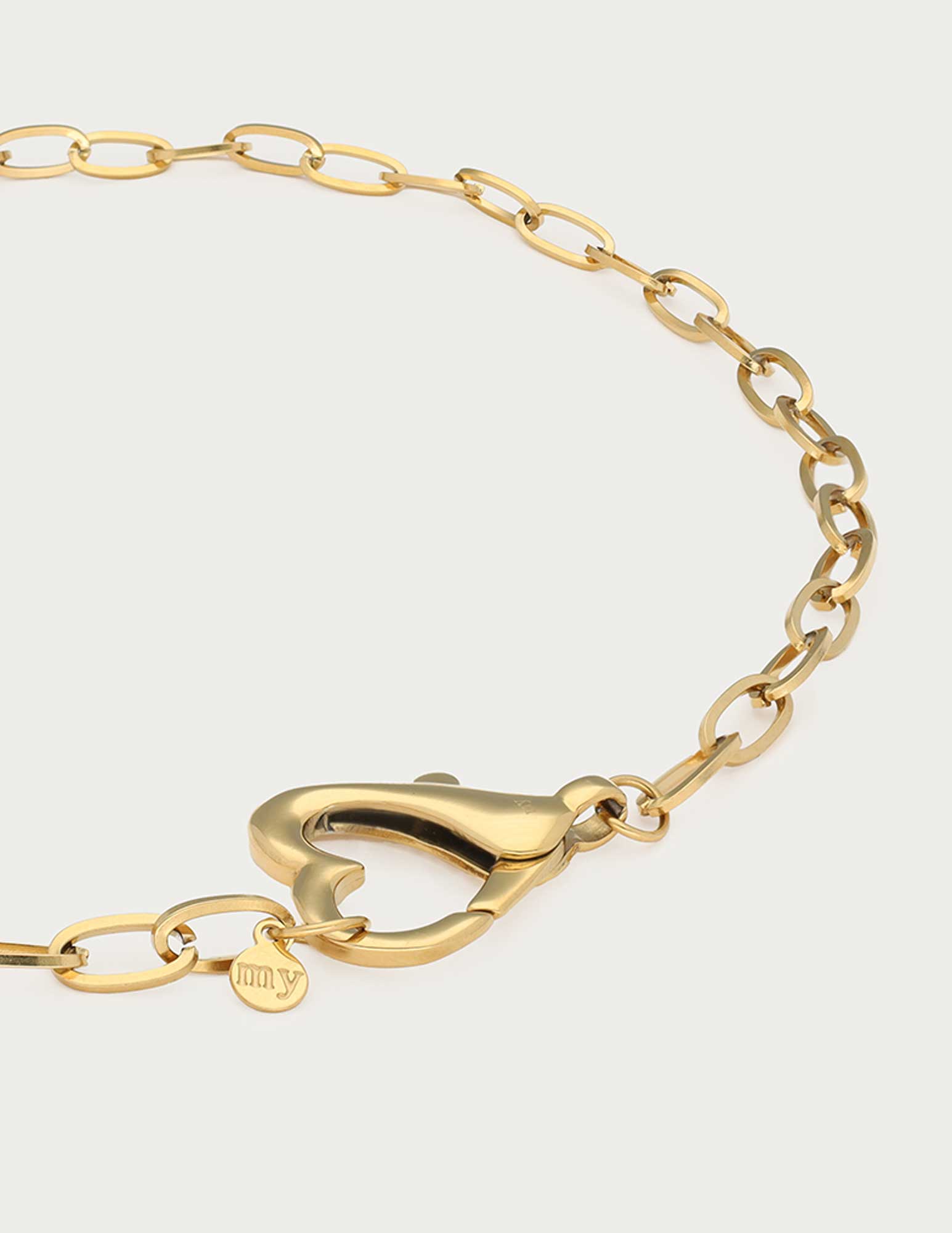 My Jewellery Chain ketting heart lock MJ13051 Goud