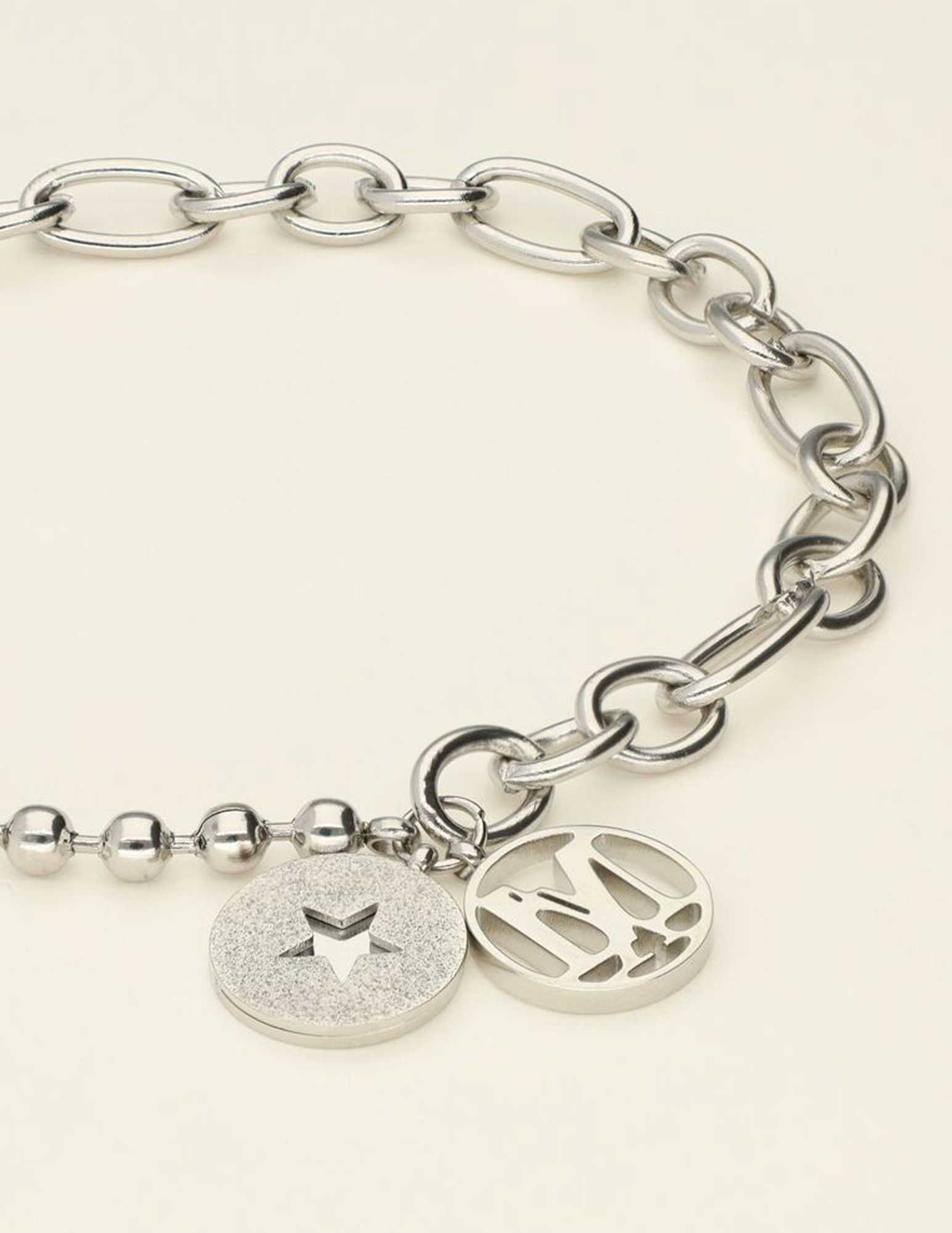My Jewellery Schakelarmband bedels MJ09363 Zilver