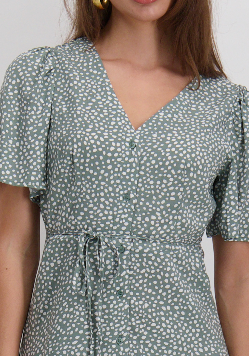 Vero moda Jurk Alba 10292845 Midden groen