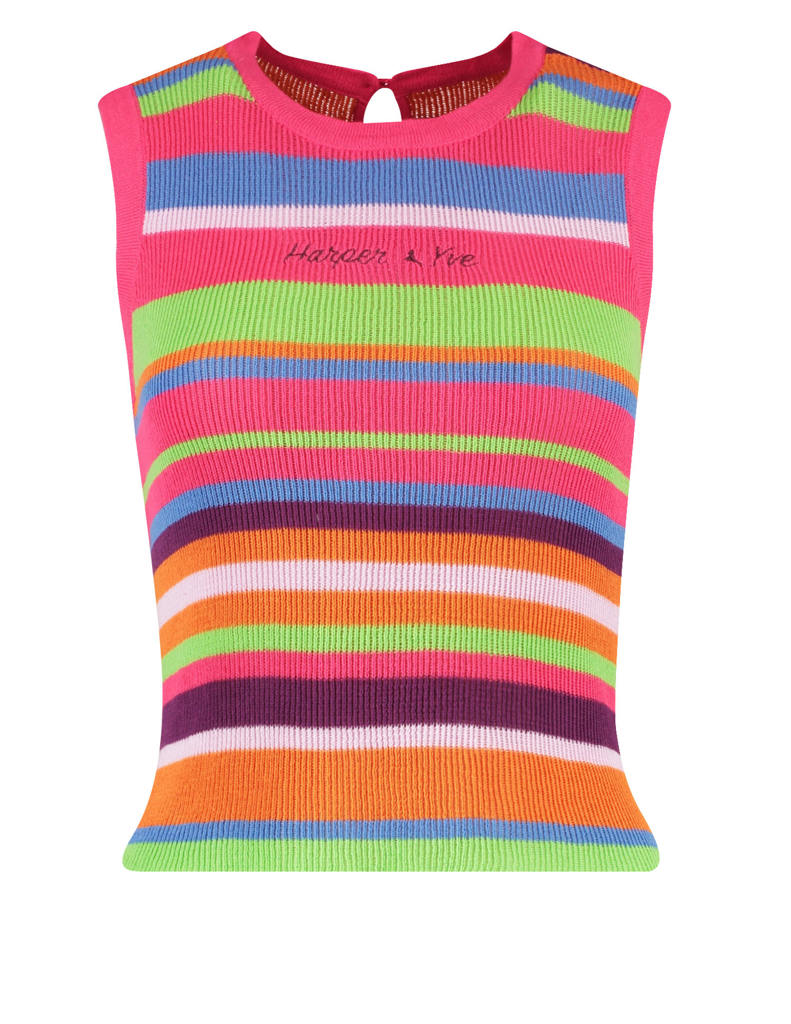 Harper & Yve Top Lo SS25NJ400 Multi