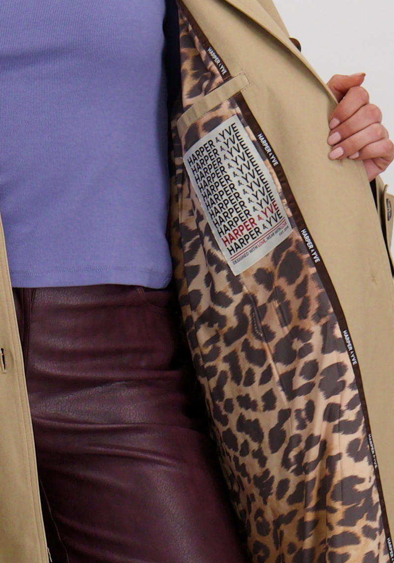 Harper & Yve Trenchcoat Tracy AW25N203 Beige