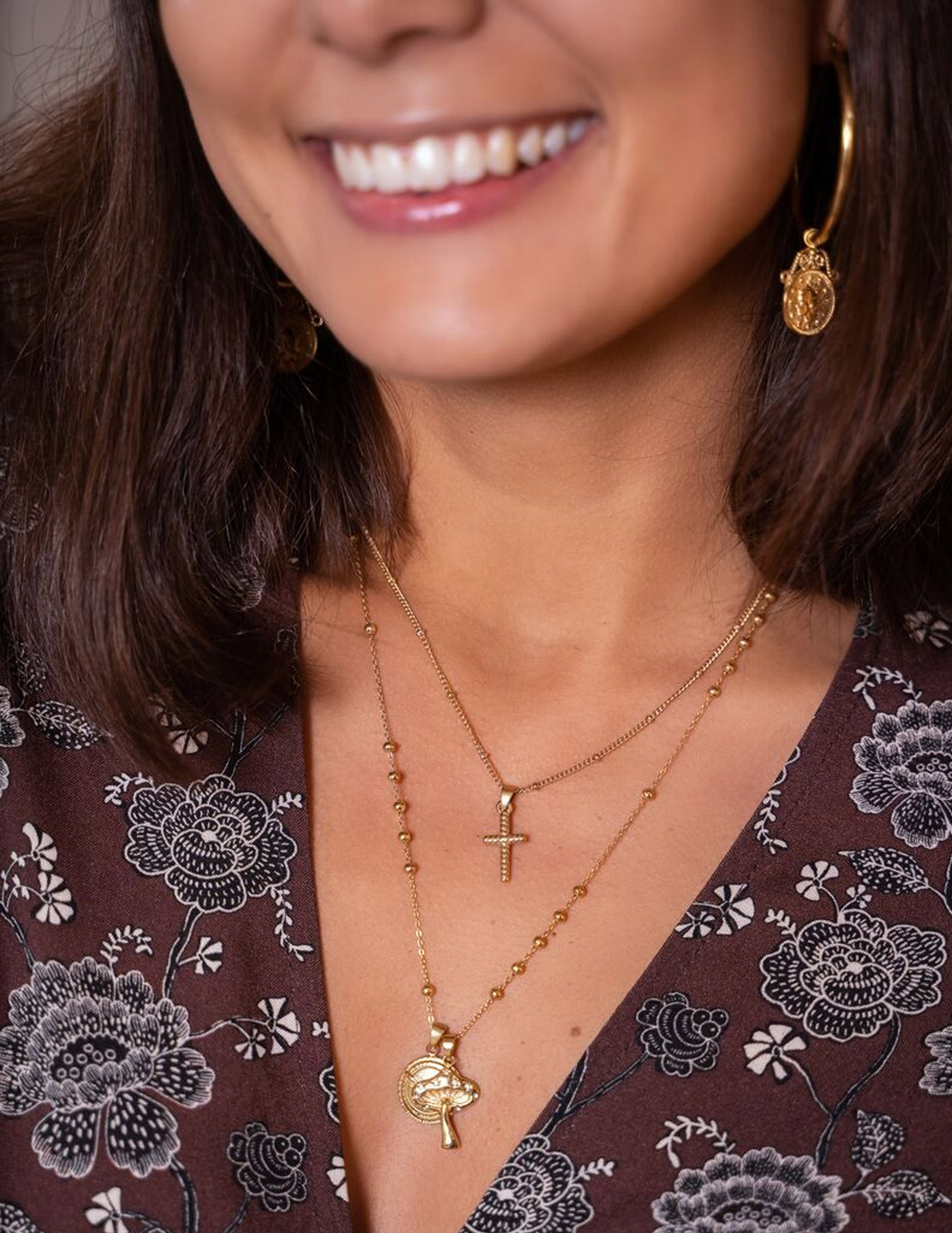 My Jewellery Ketting kruis MJ07703 Zilver