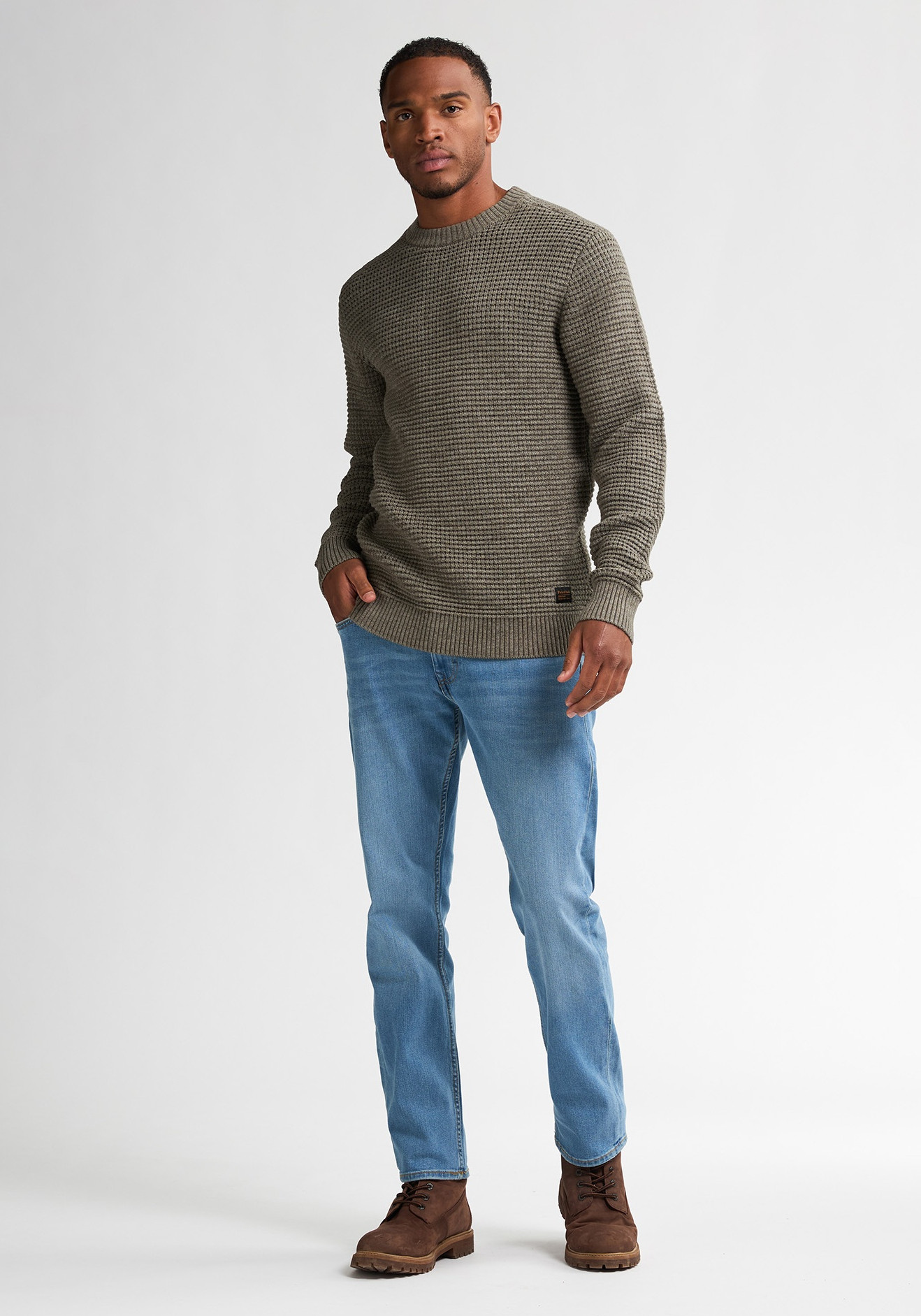 Petrol Trui M-3050-KWR241 Groen