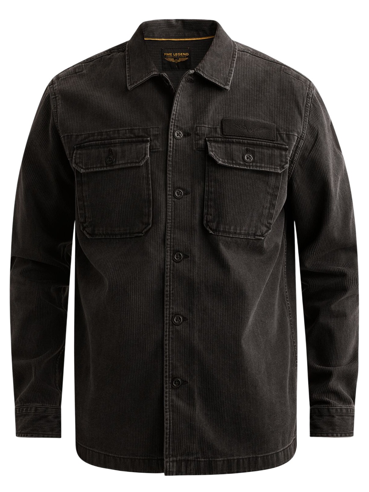 PME Legend Overshirt Bedford PSI2609273 Antraciet