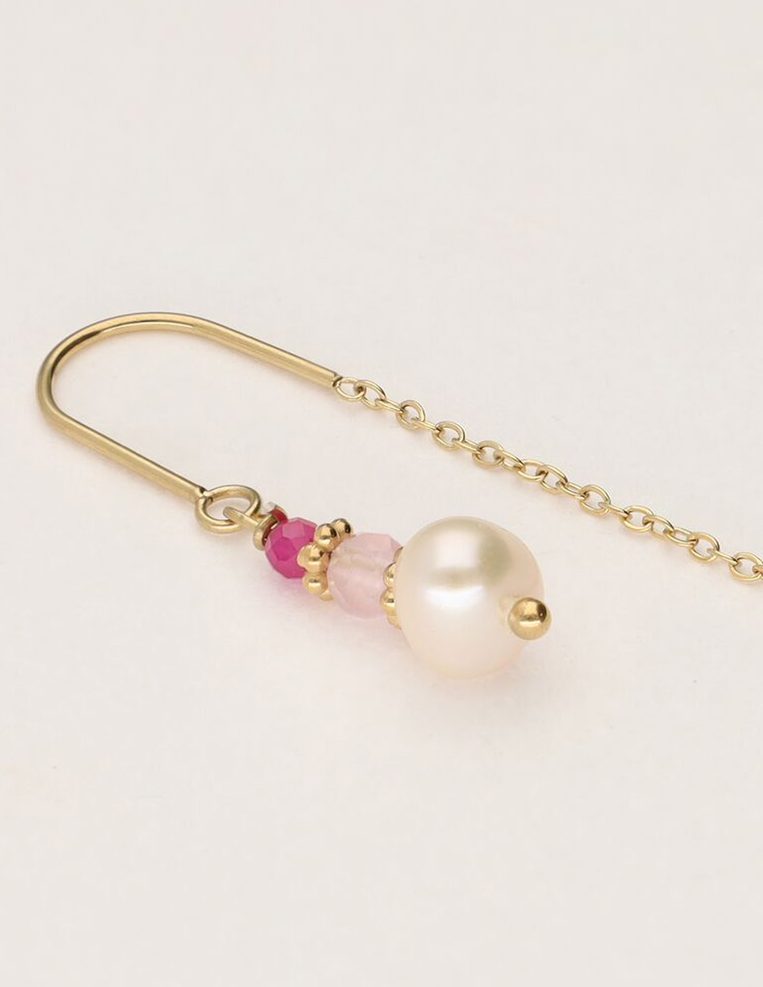 My Jewellery Oorhangers met kralen MJ11488 Goud