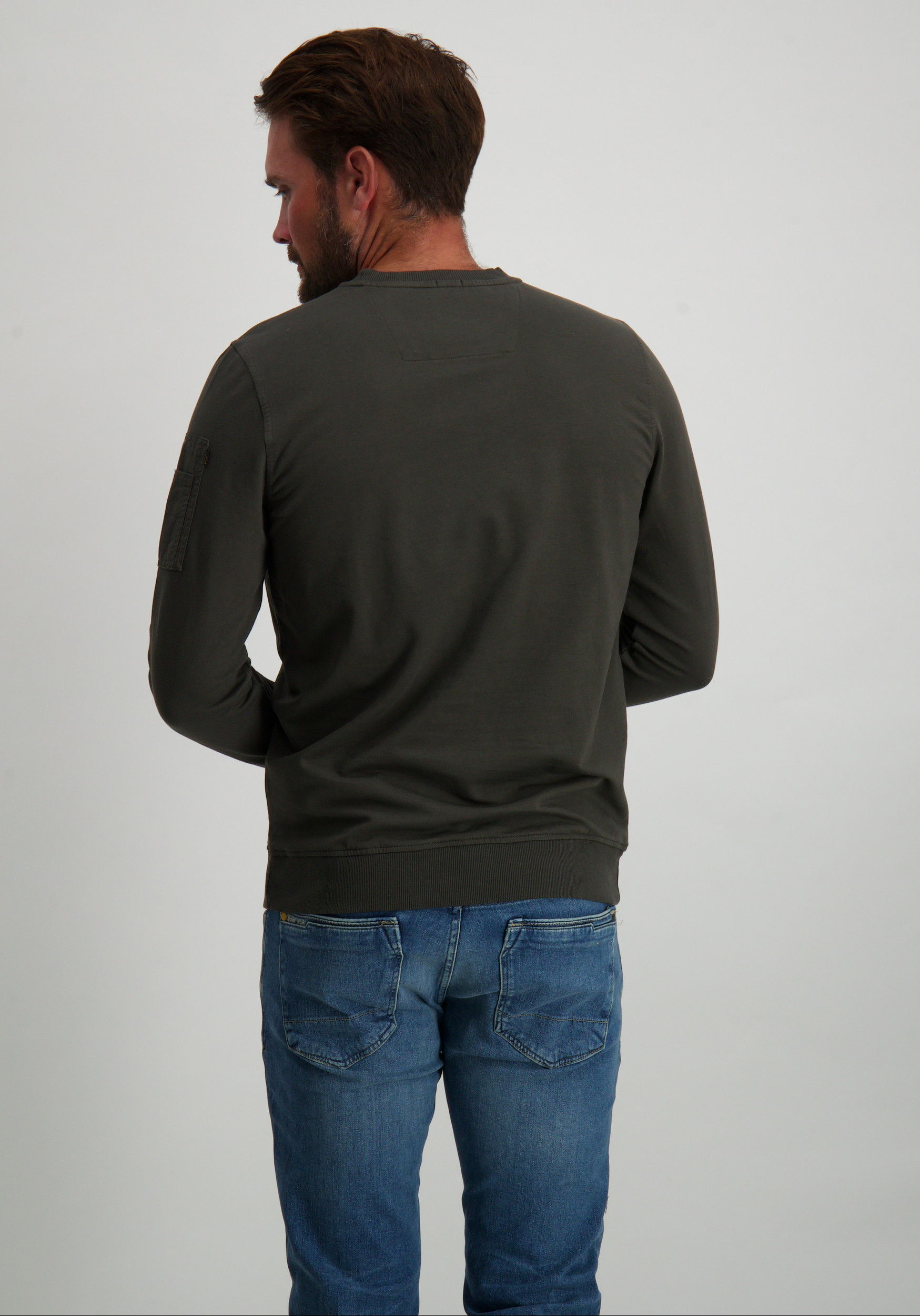 PME Legend Sweater Airstrip PLS0000431 Donker groen