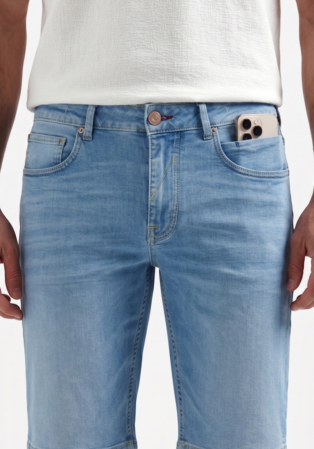 No Excess Short 318190313 Licht blauw