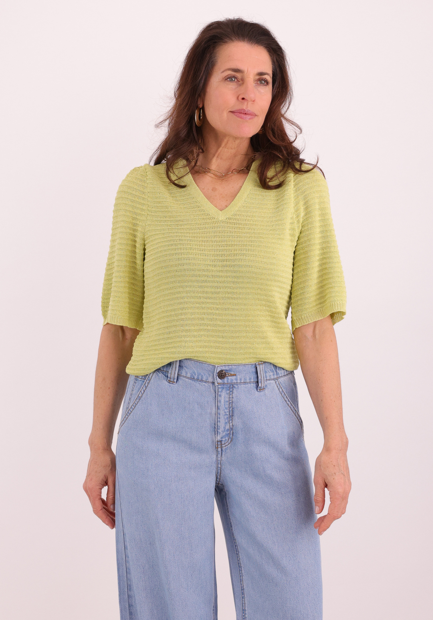 Tramontana Trui Lurex Y06-19-601 Groen