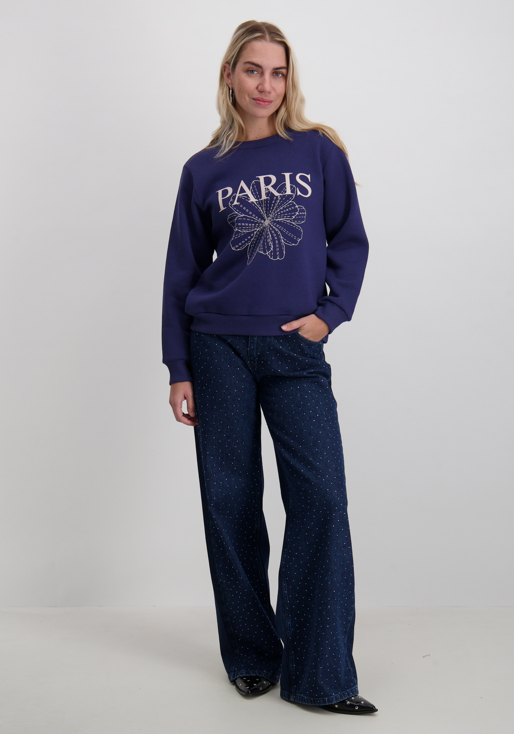 FREE|QUENT Sweater Kalela 207089 Blauw