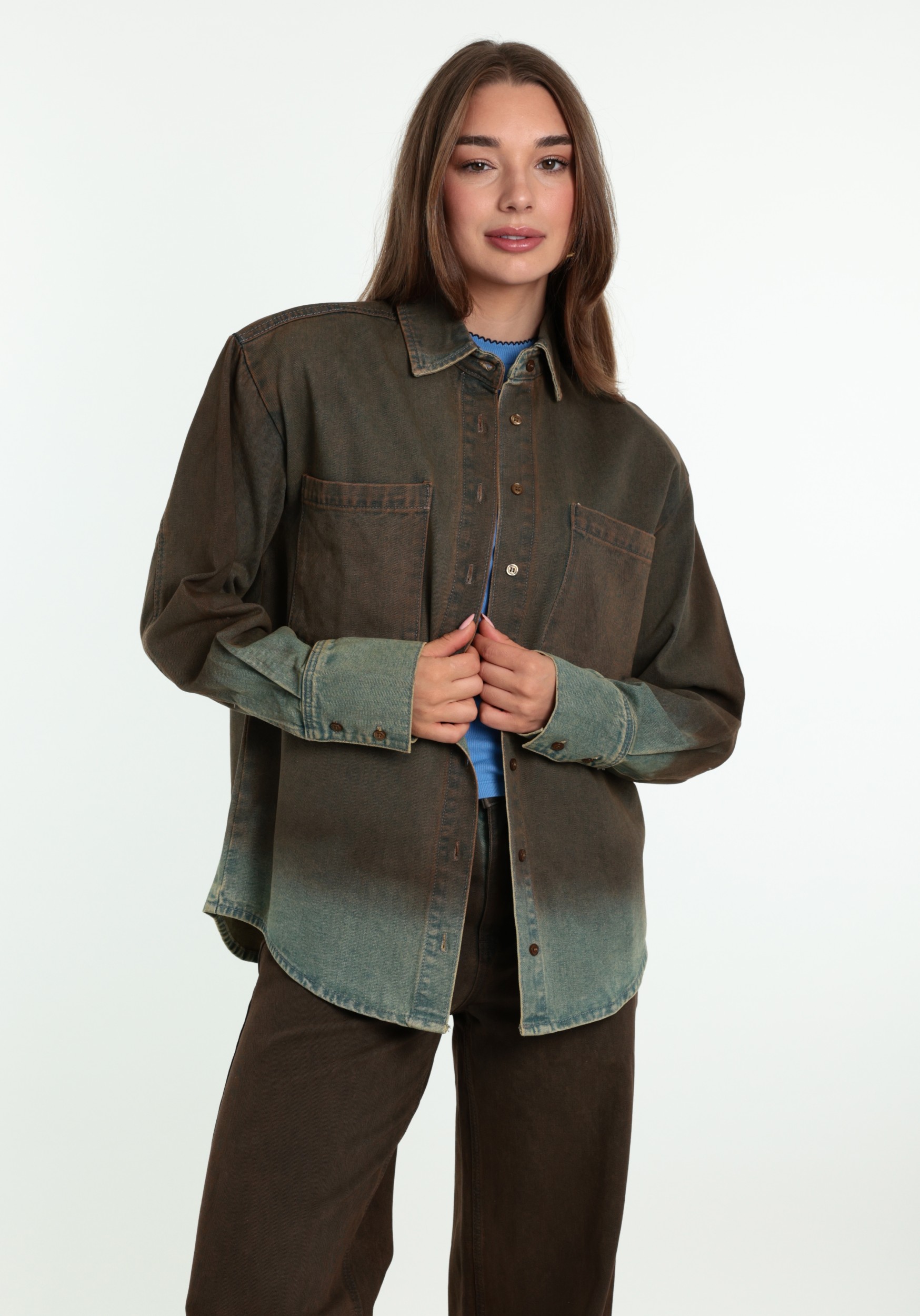 Refined Department Blouse Naro R2608973031 Blauw