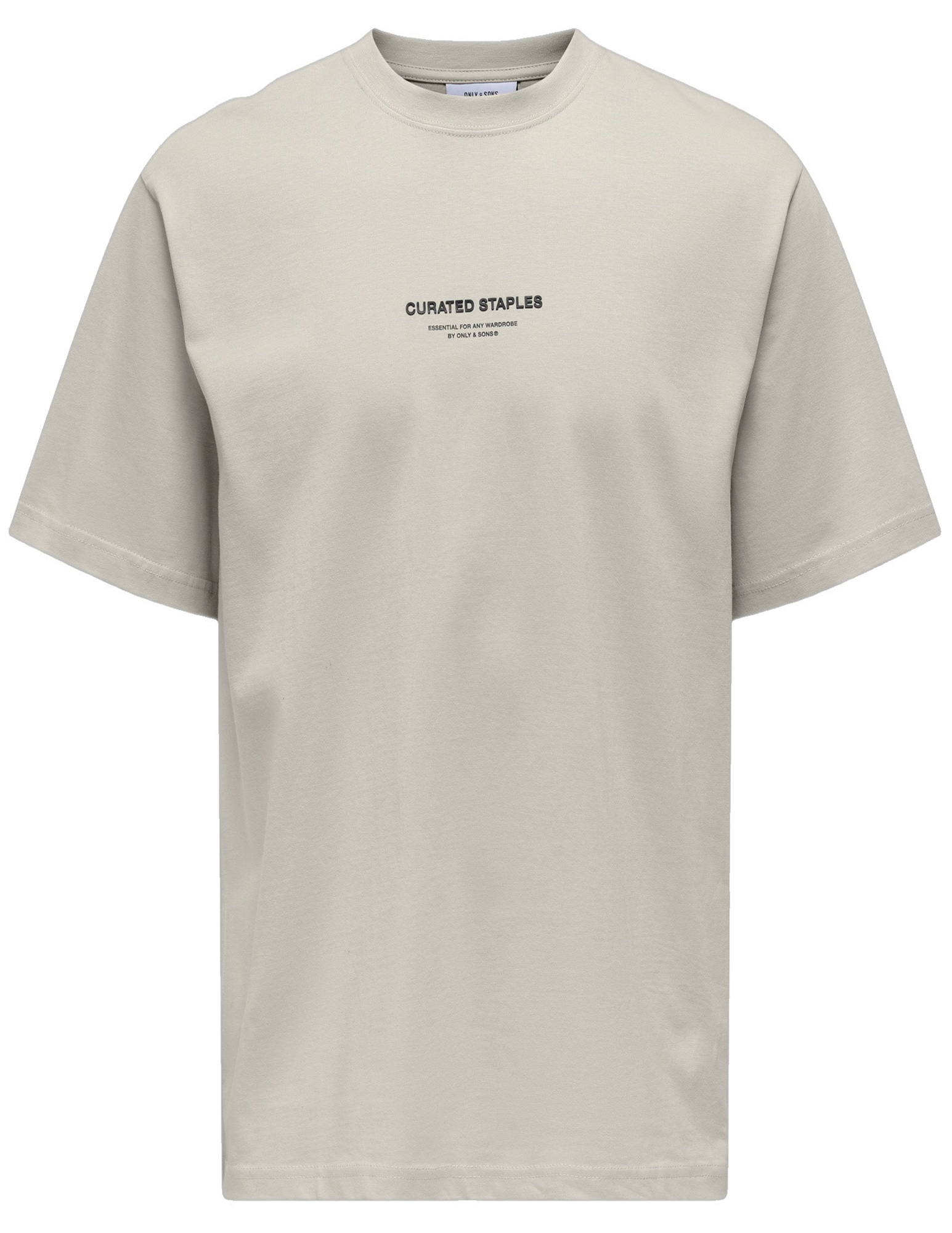 ONLY & SONS T-shirt Curated 22030925 Licht grijs