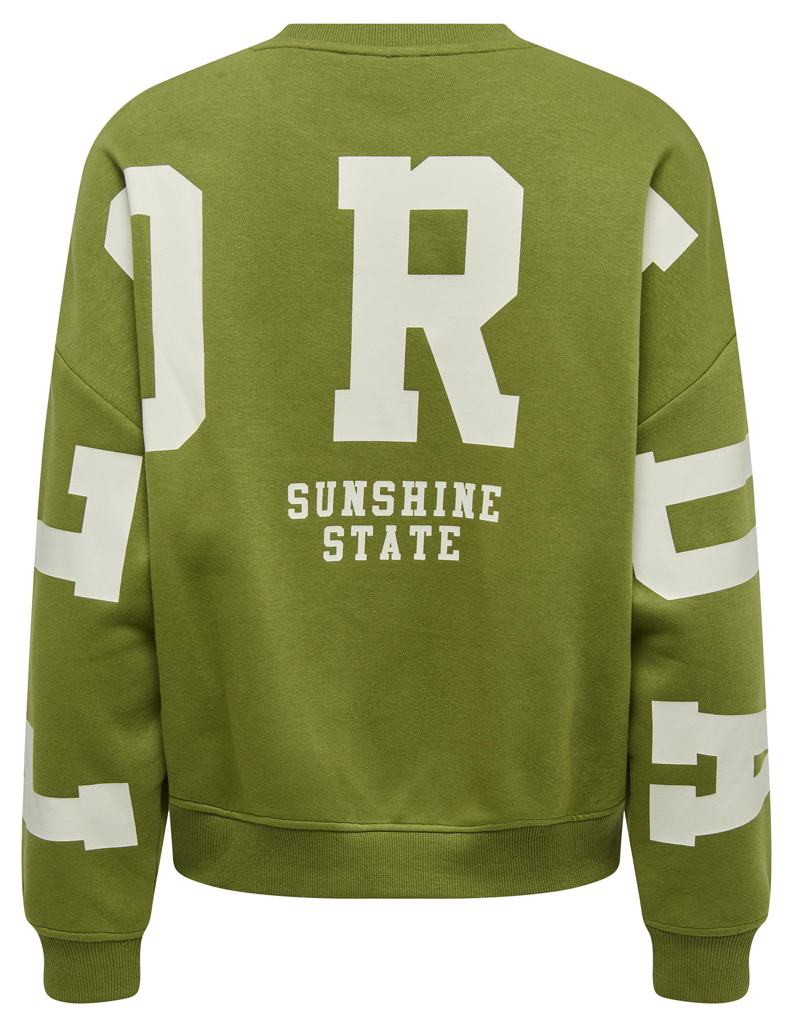 ONLY Sweater backprint 15356793 Midden groen