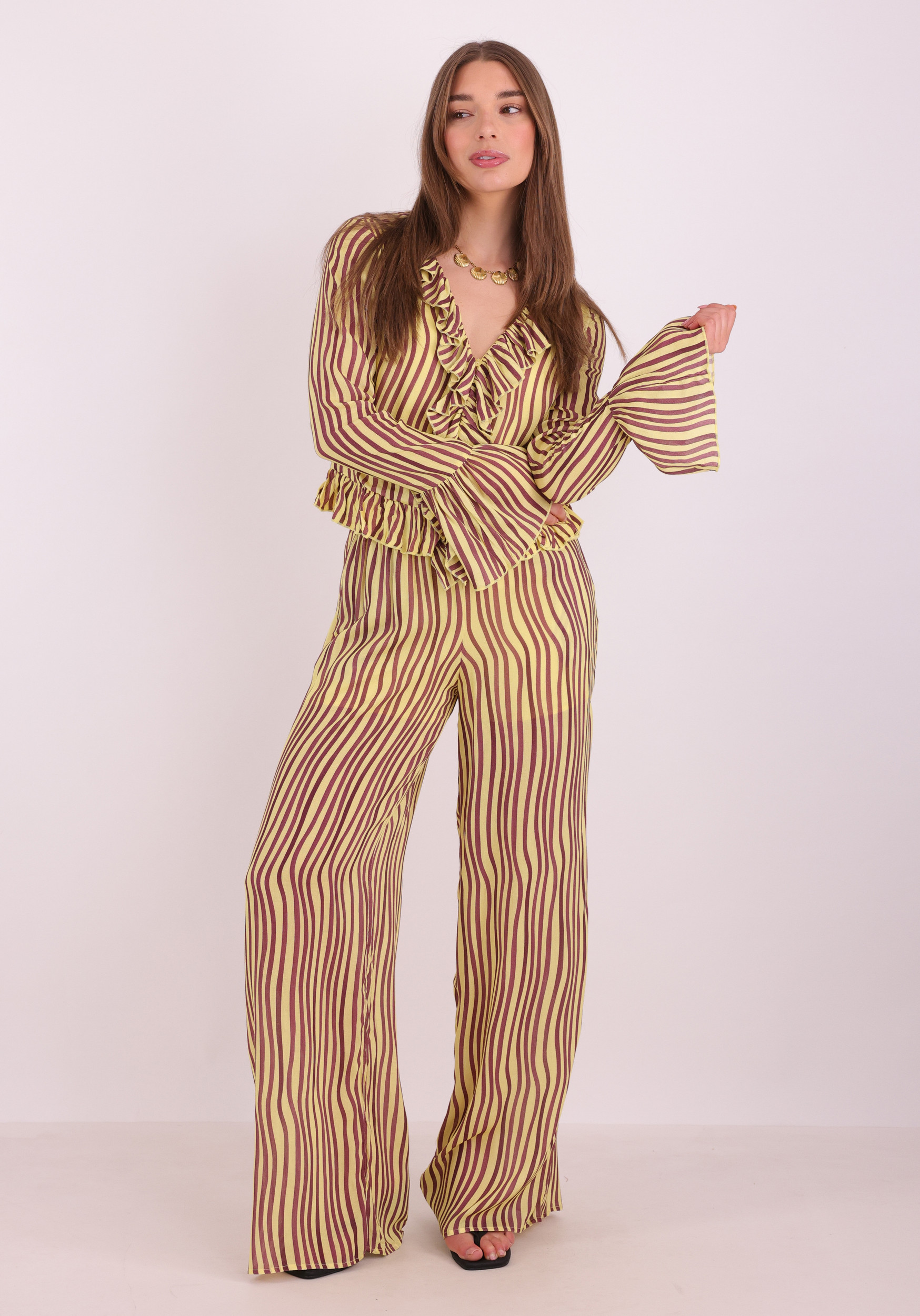Harper & Yve Broek Riley HS6P105 Geel
