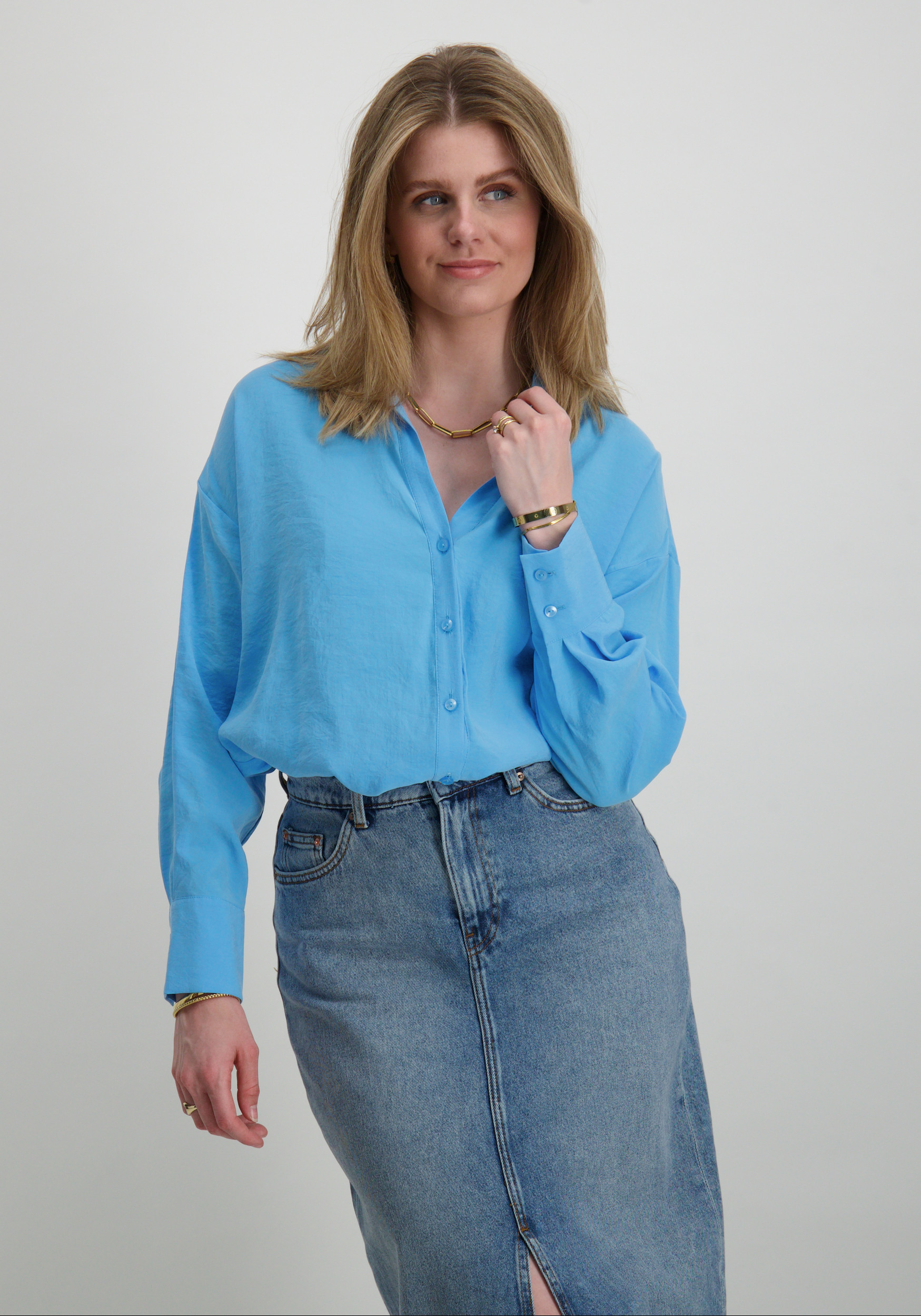 Vero moda Blouse Queeny 10289349 Blauw