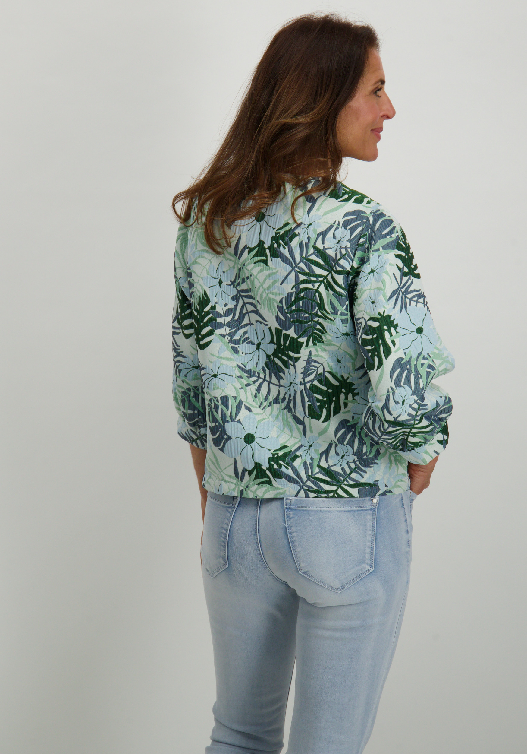 Geisha Jacket 55325-20 Licht blauw