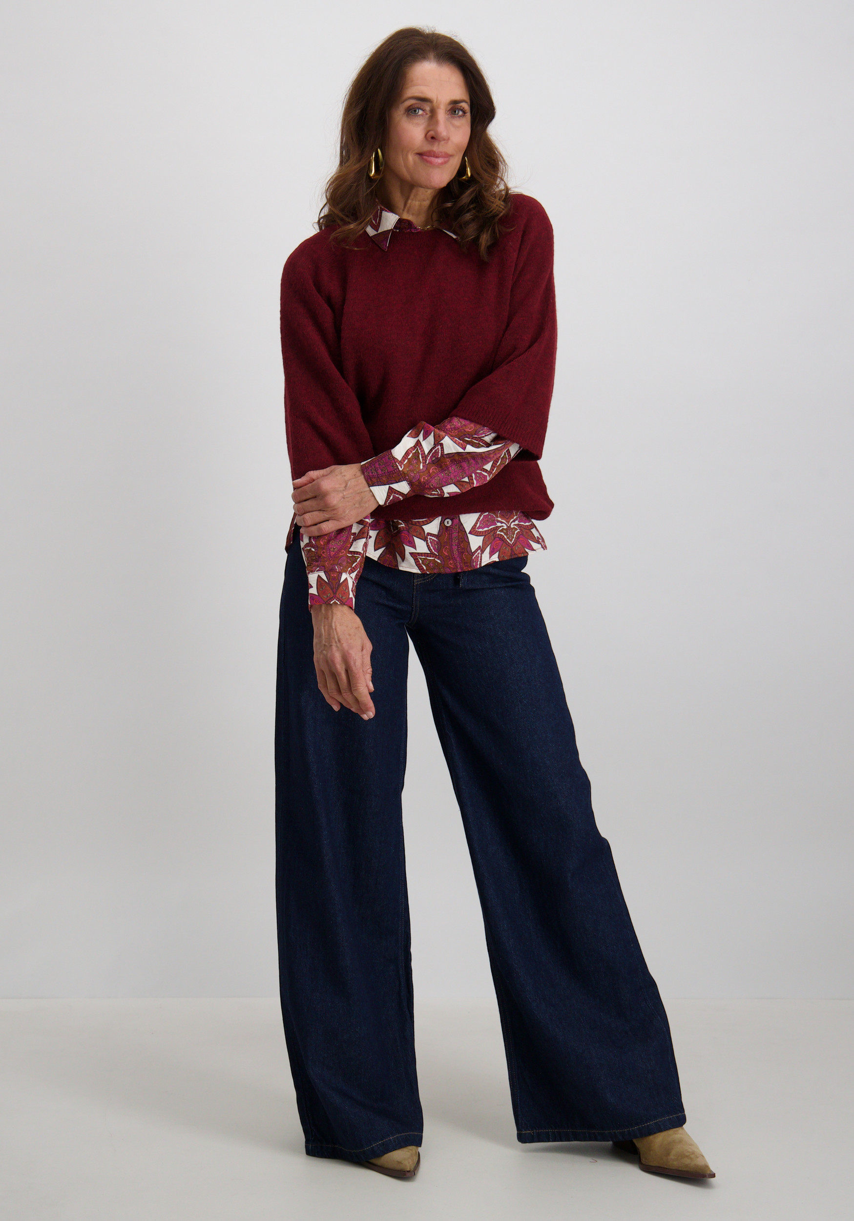 Geisha Trui 54890-70 Bordeaux