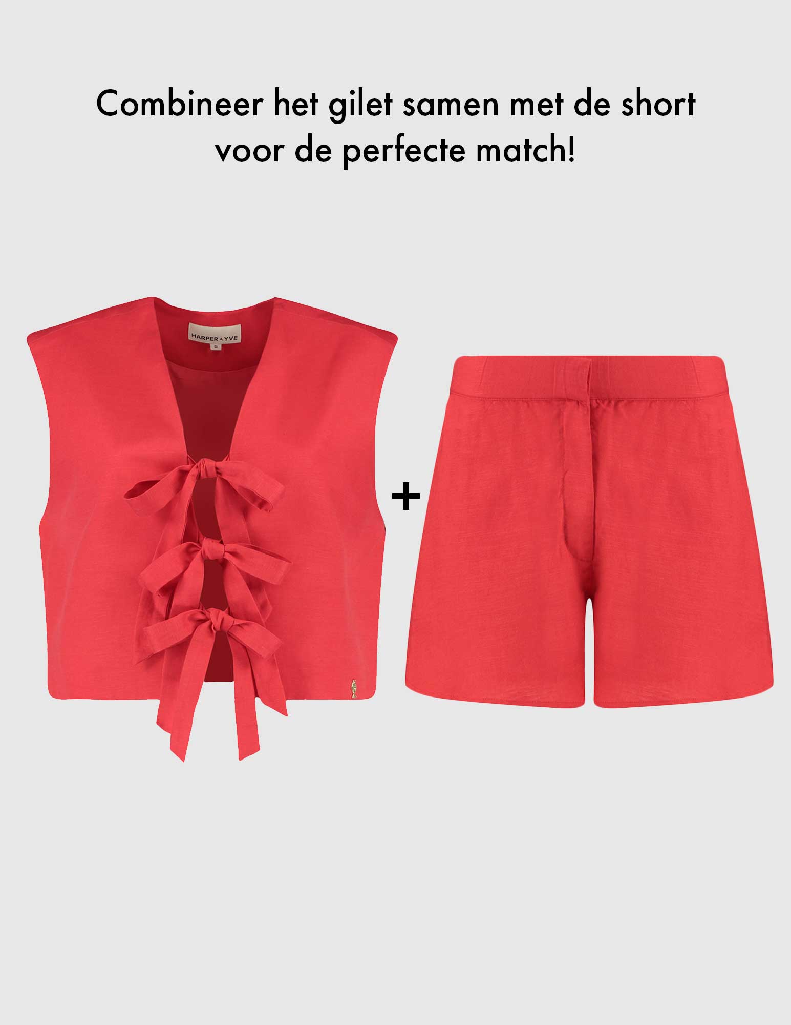 Harper & Yve Gilet Shelby HS25P202 Rood