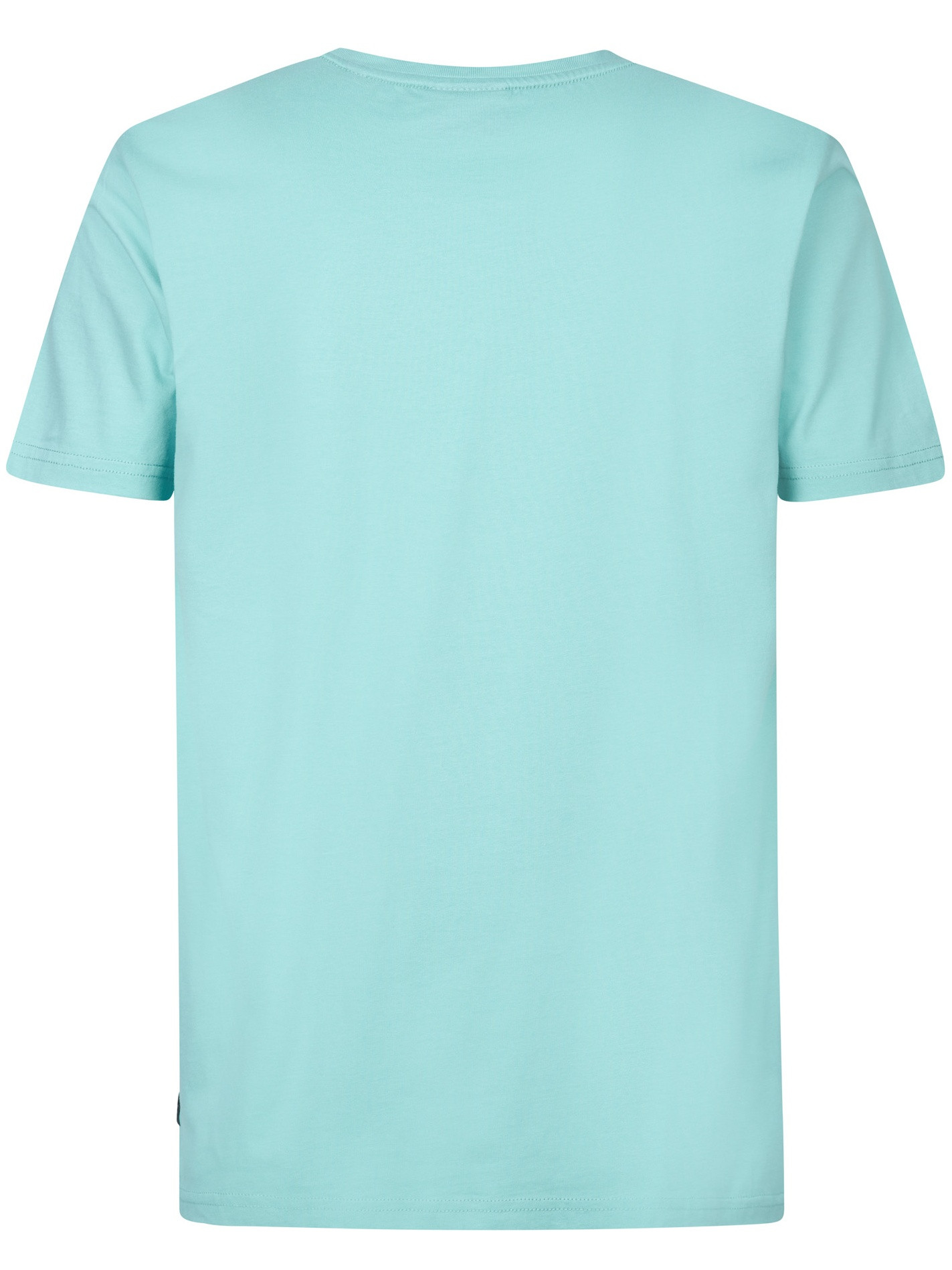 Petrol T-shirt Classic print M-1050-TSR117 Licht blauw
