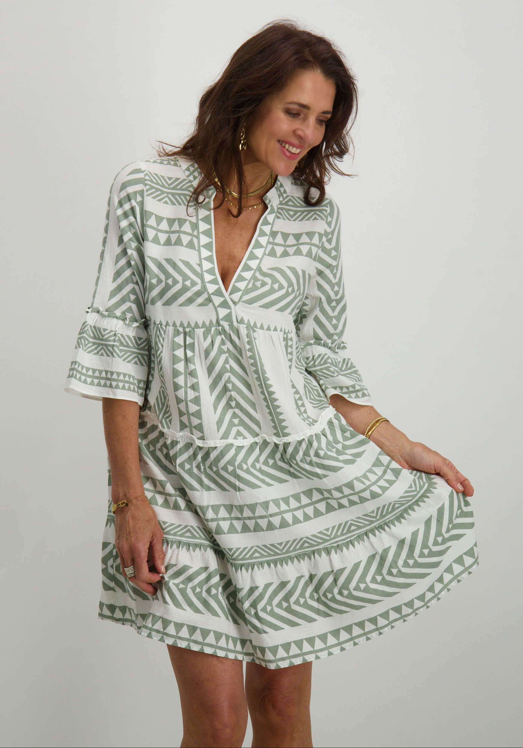 Vero moda Jurk Dicthe 10225127 Groen