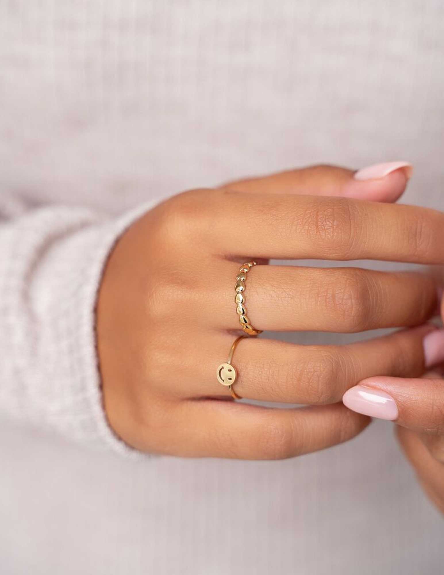 My Jewellery Ring met kleine hartjes MJ09051 Zilver