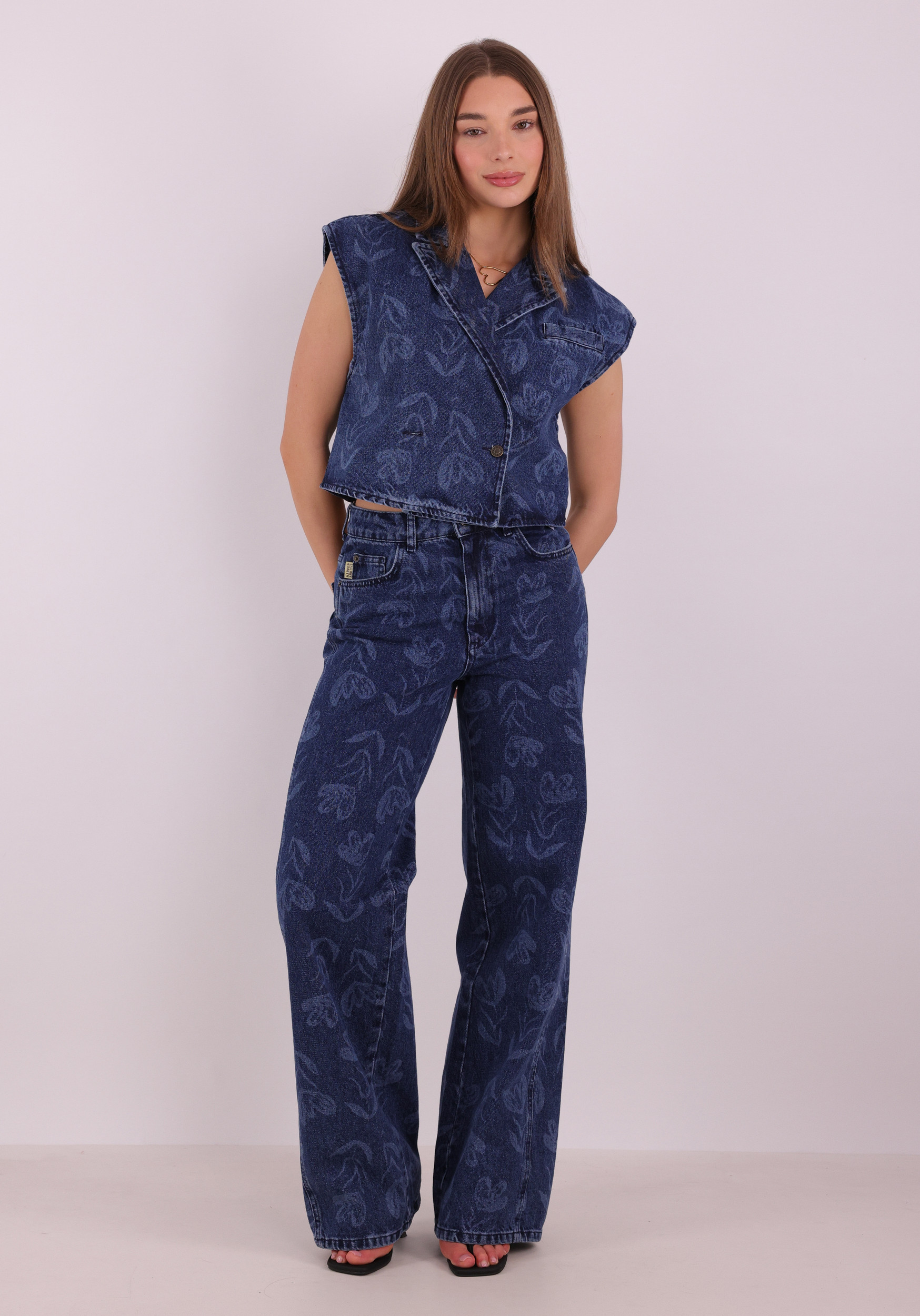 Harper & Yve Gilet Esmee SS6D203 Blauw