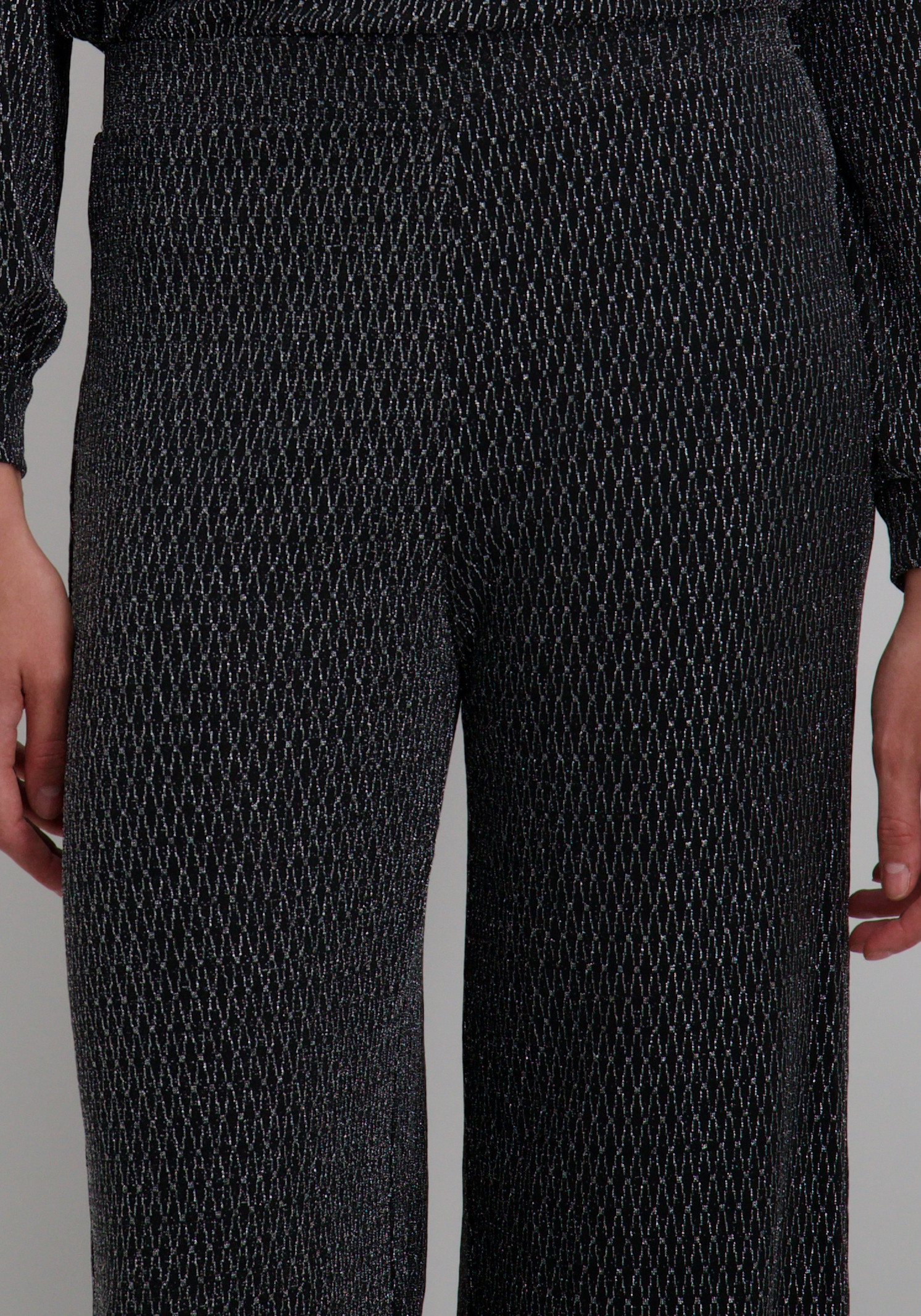 Only Glitter broek Carol 15360961 Zilver