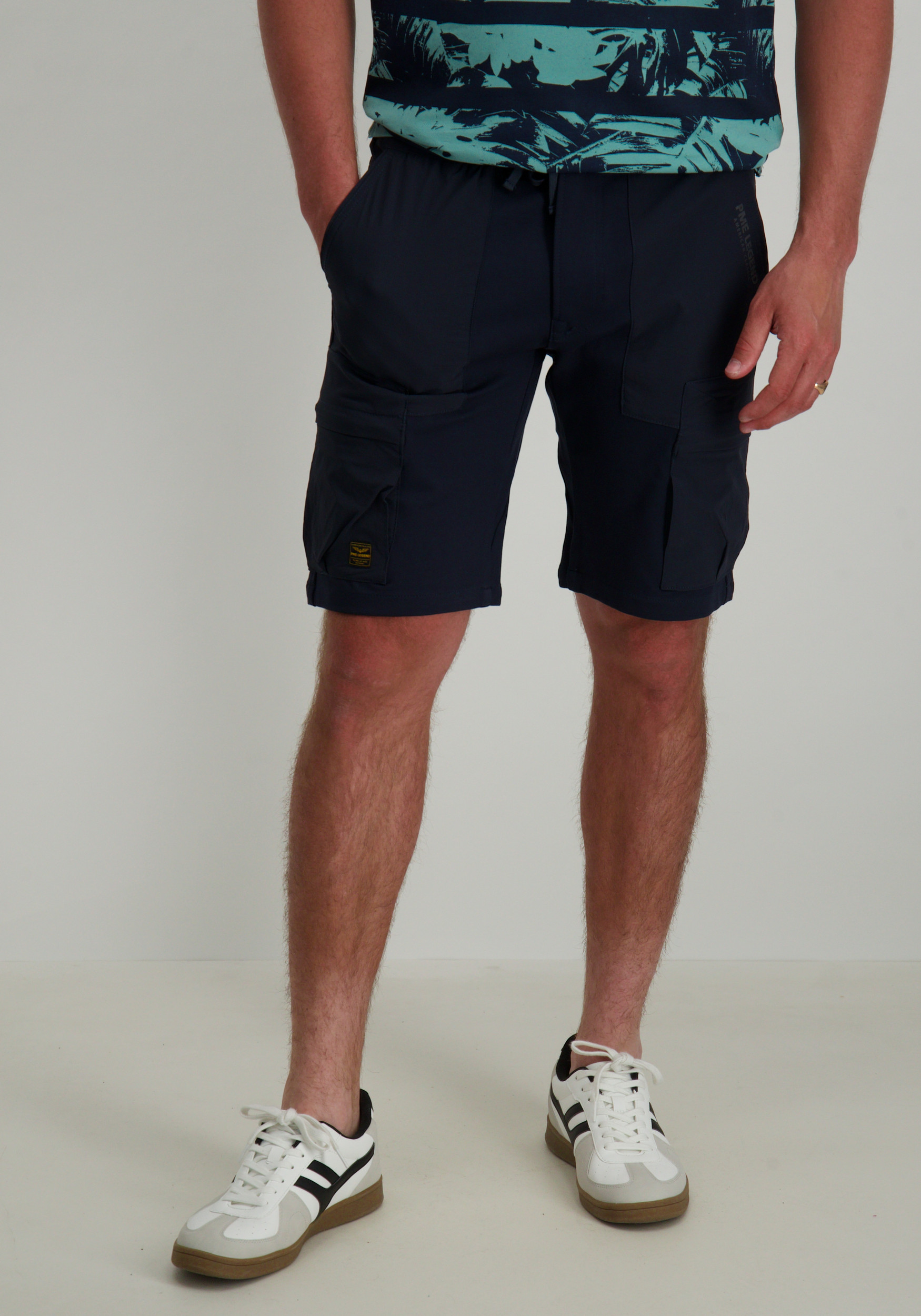 PME Legend Korte broek Airylon cargo PSH2504691 Donker blauw