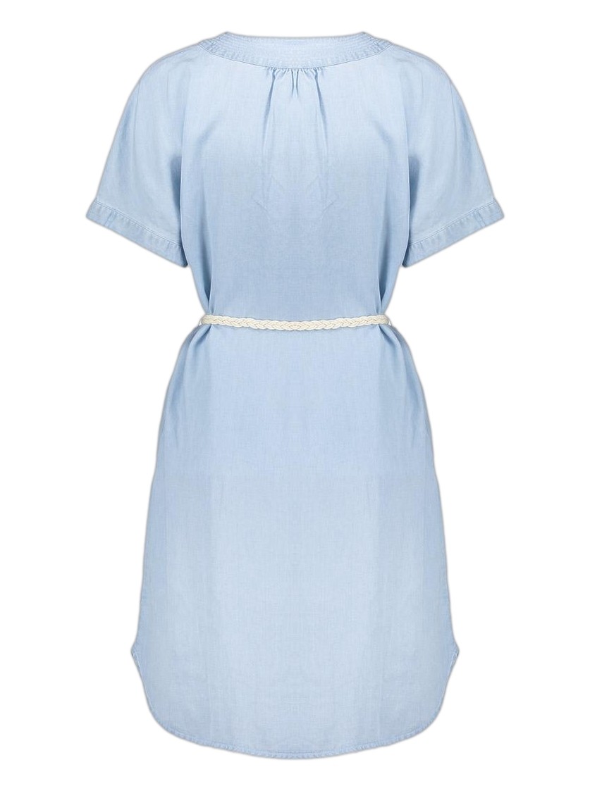 Geisha Jurk denim 67301-10 Licht blauw