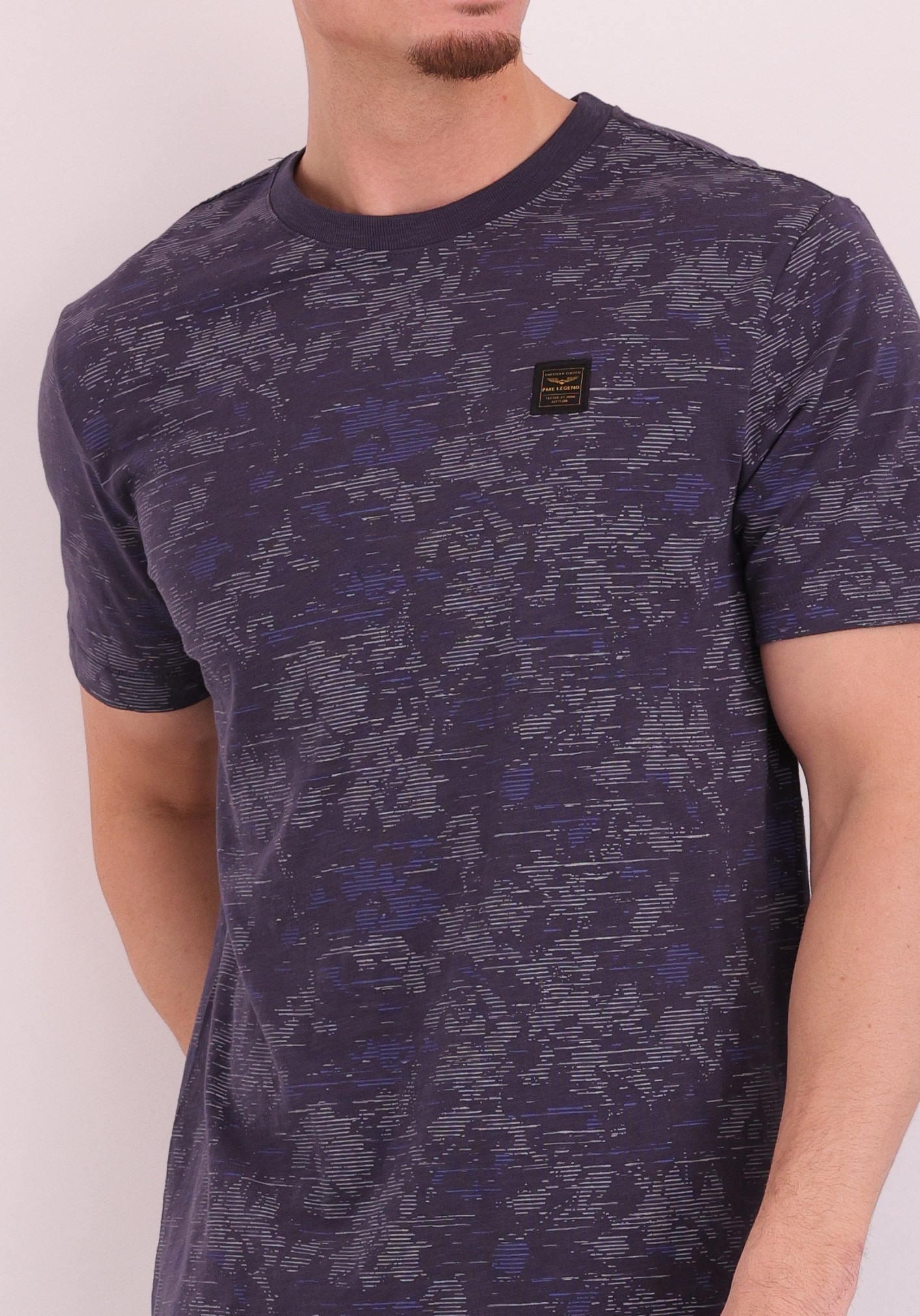 PME Legend T-shirt PTSS2603574 Donker blauw