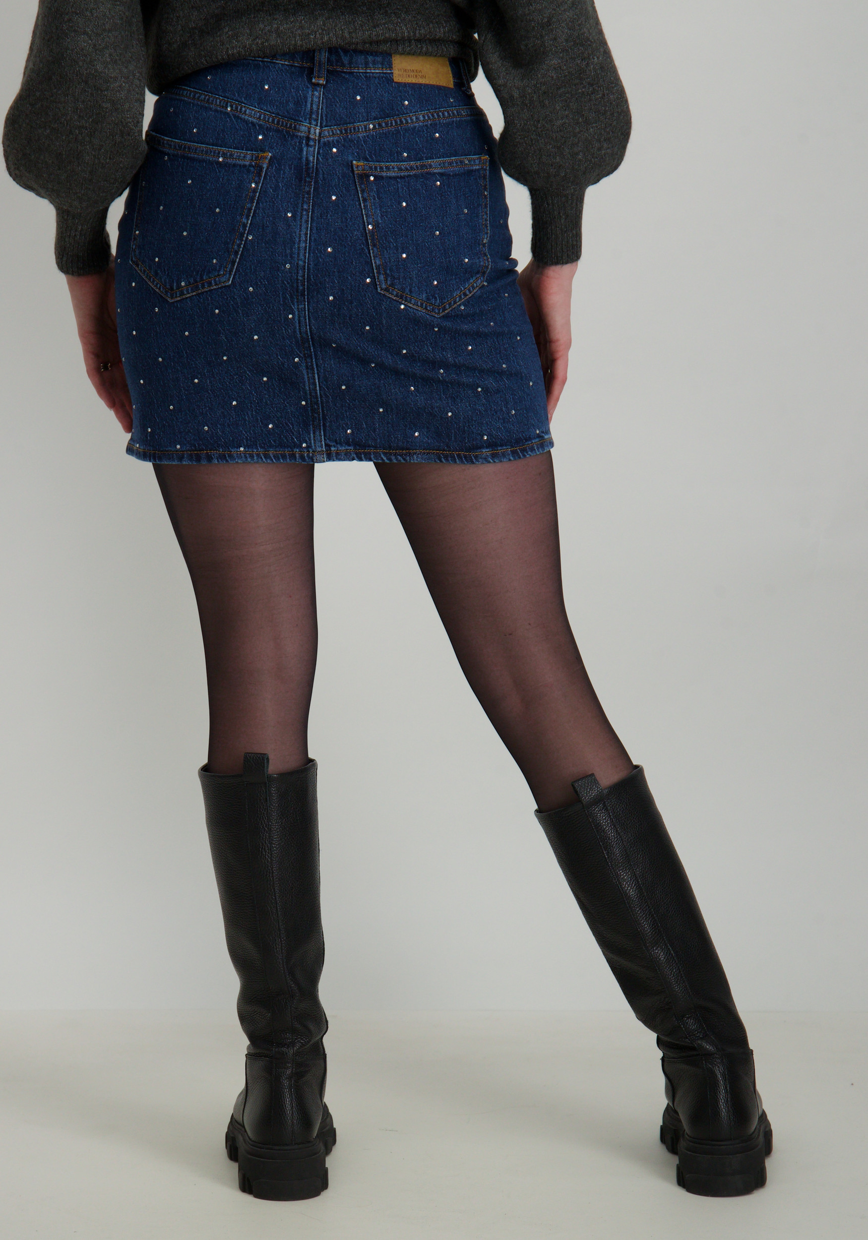 Vero moda Korte Rok Tessa 10313988 Jeans blauw