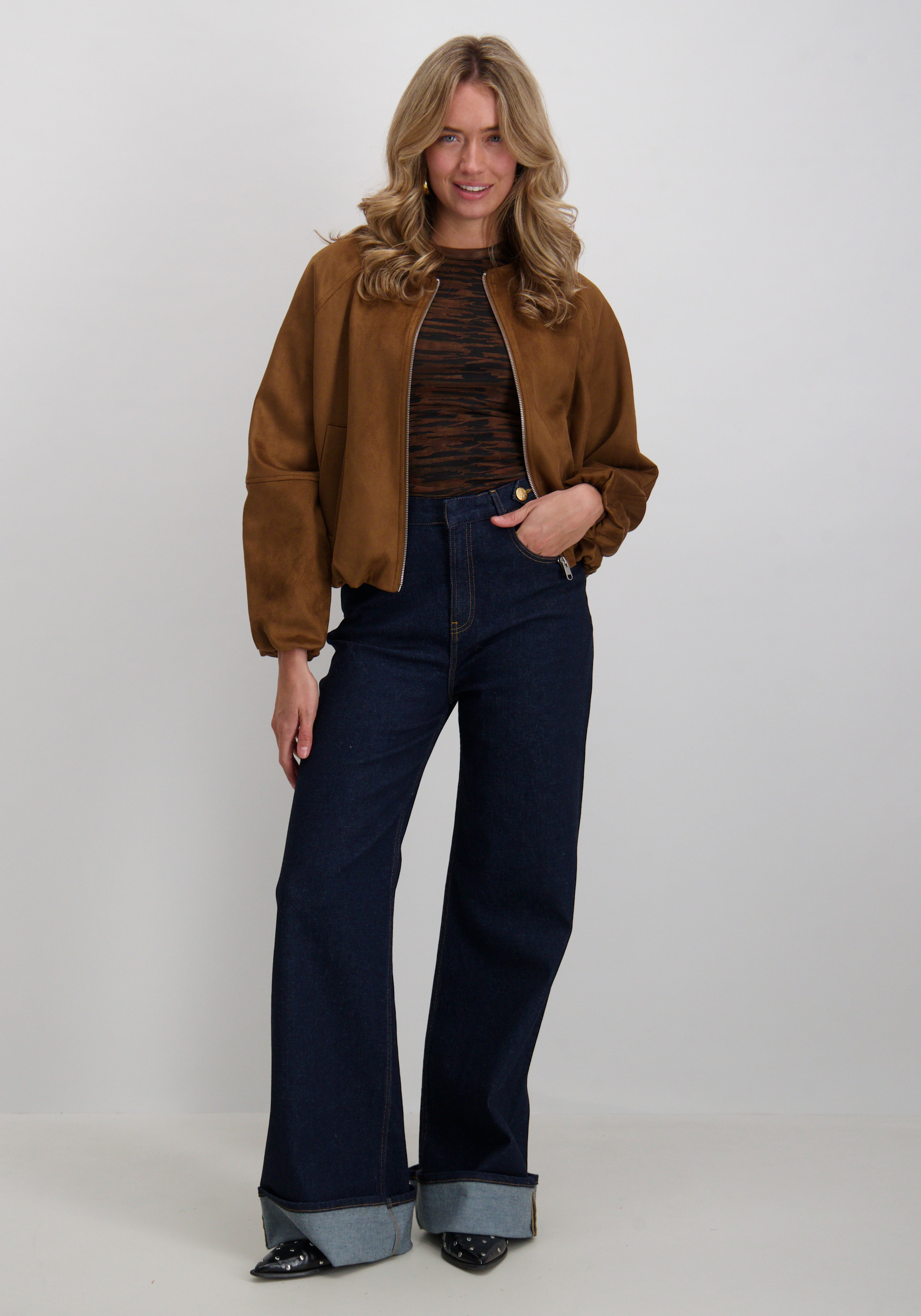 Vero moda Jacket Jose Monica 10341457 Cognac