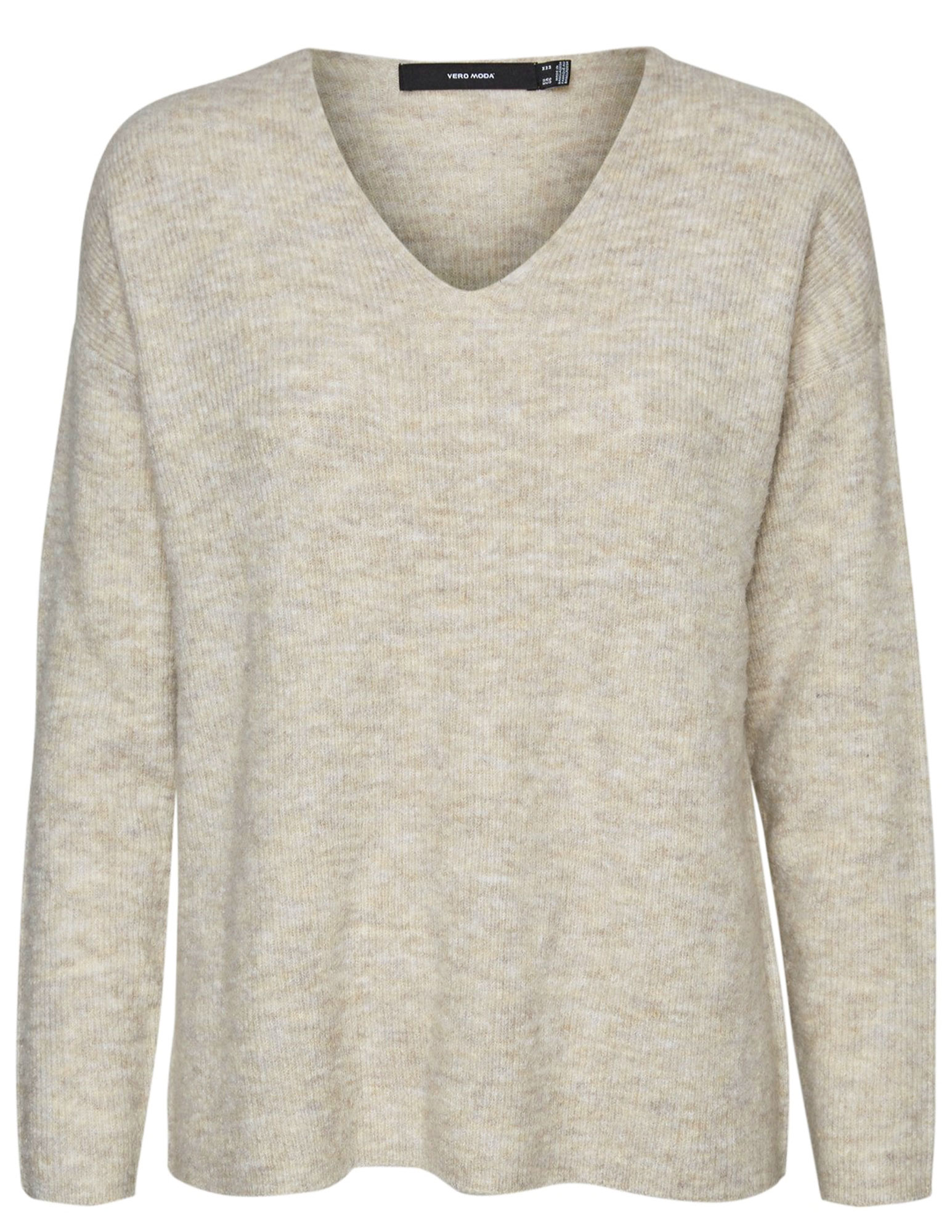 Vero moda Trui Crewlefile 10233357 Wolwit-ecru