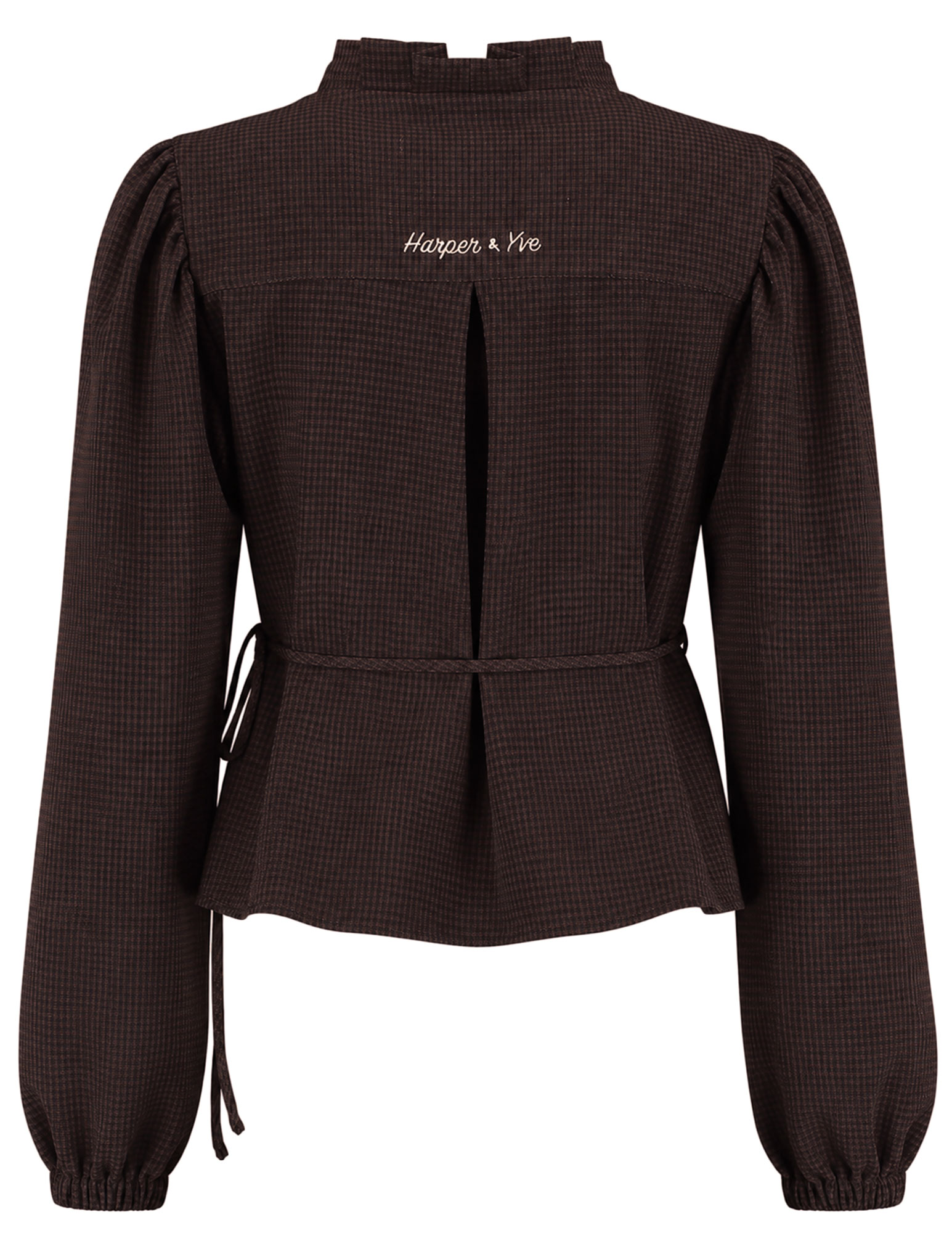 Harper & Yve Blouse Debby AW6P601 Donker bruin