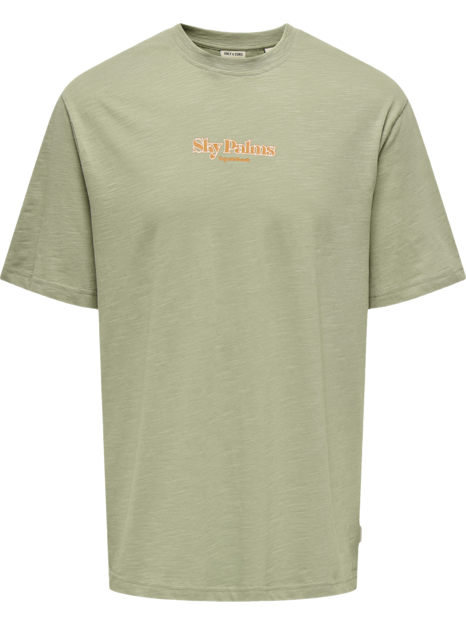 ONLY & SONS T-shirt Luis palm 22035584 Midden groen