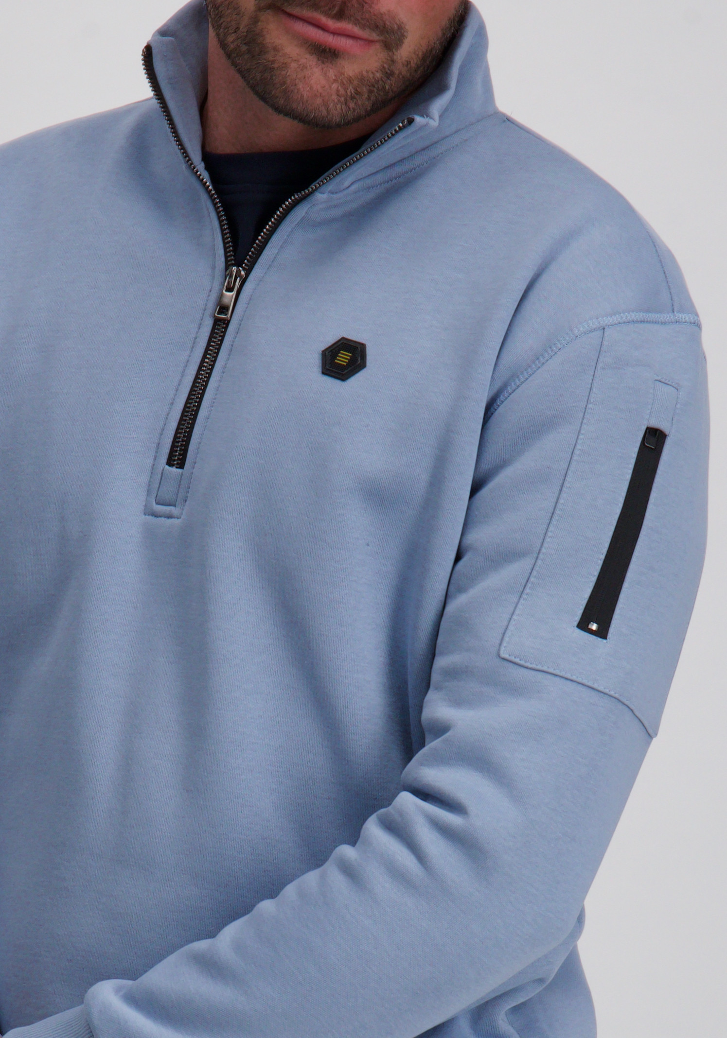 No Excess Sweater 29130851 Licht blauw