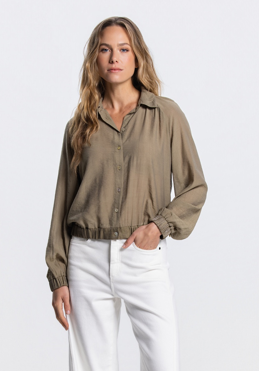 Jansen Amsterdam Bomberjack OLLIE SS26 Leger Groen