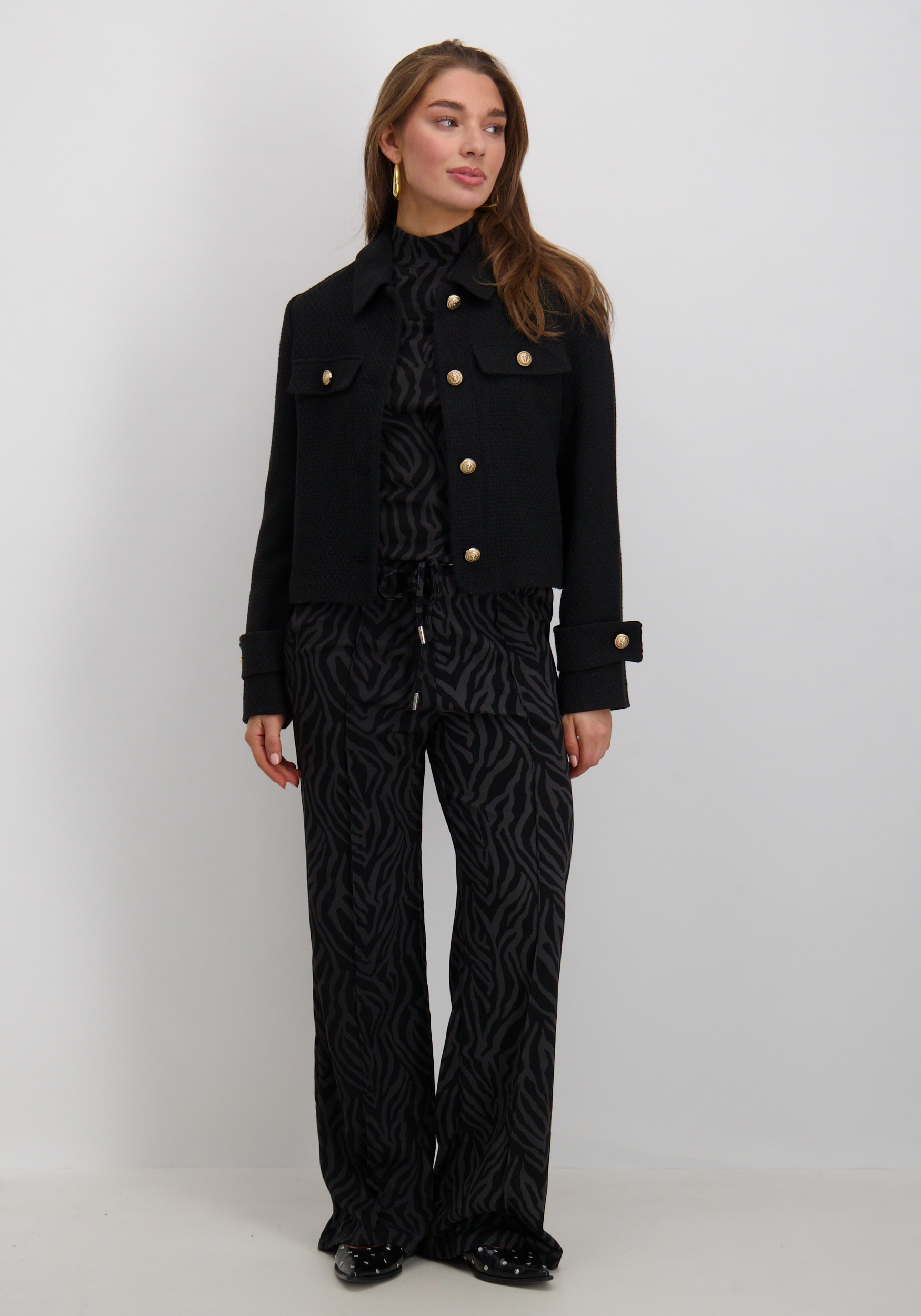 Vero moda Jacket Ziljafie 10337182 Zwart