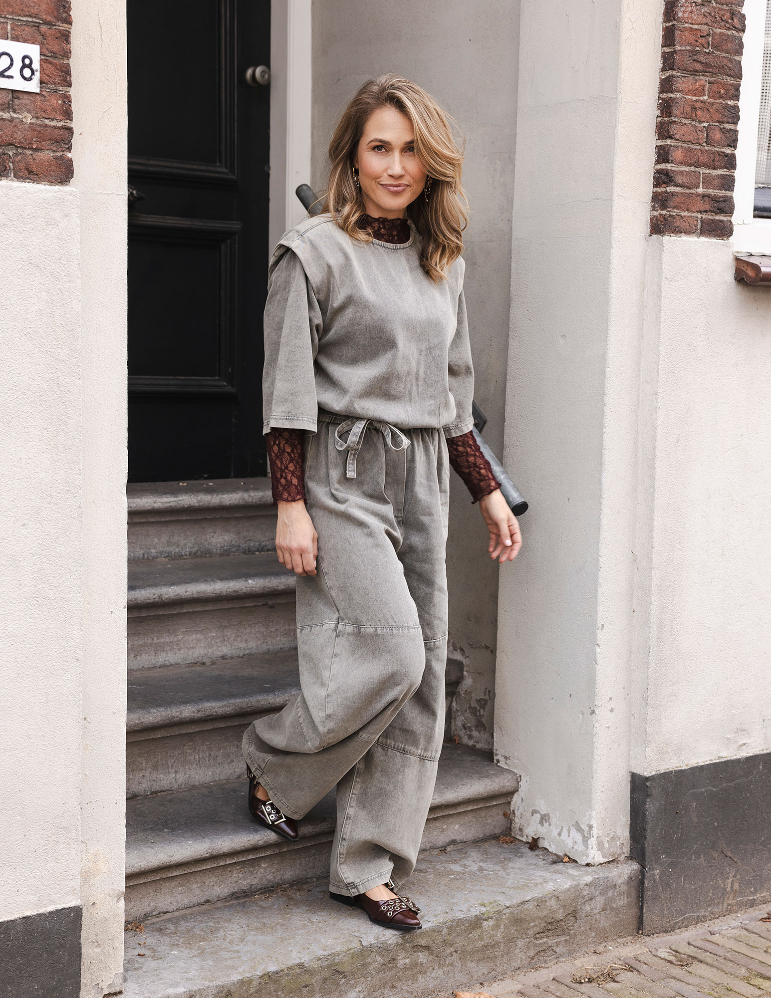 Refined Department Jumpsuit Mona R2608370027 Grijs
